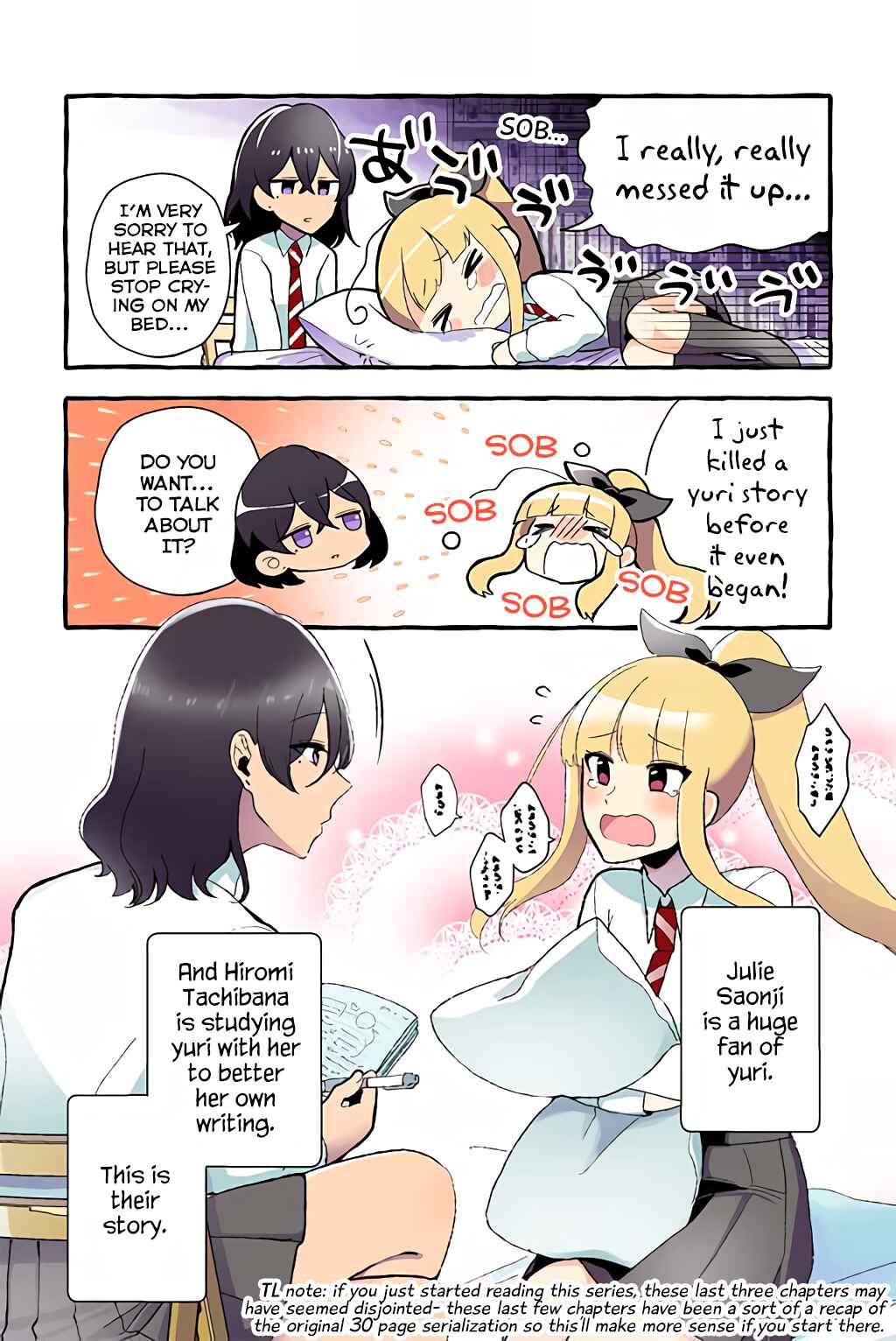 Page 4 Chapter 26 Dokyuusei no Oshi Sakka ni Yuri Mousou ga Bareta Kekka