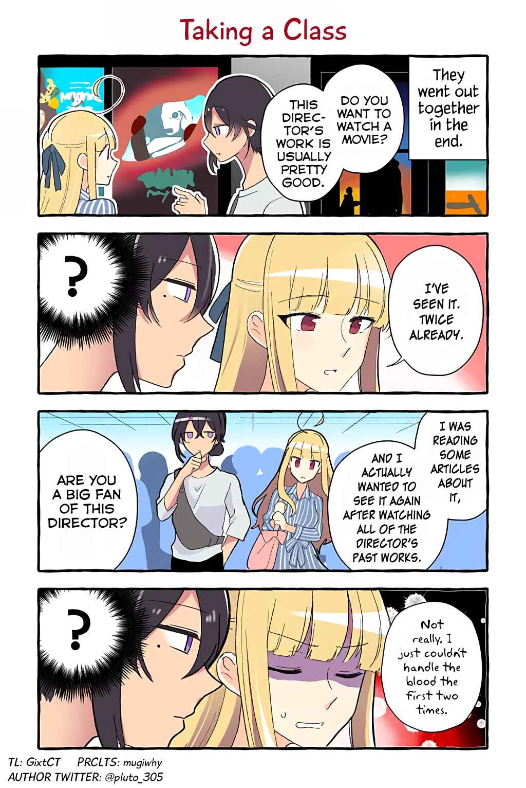 Page 1 Chapter 41 Dokyuusei no Oshi Sakka ni Yuri Mousou ga Bareta Kekka
