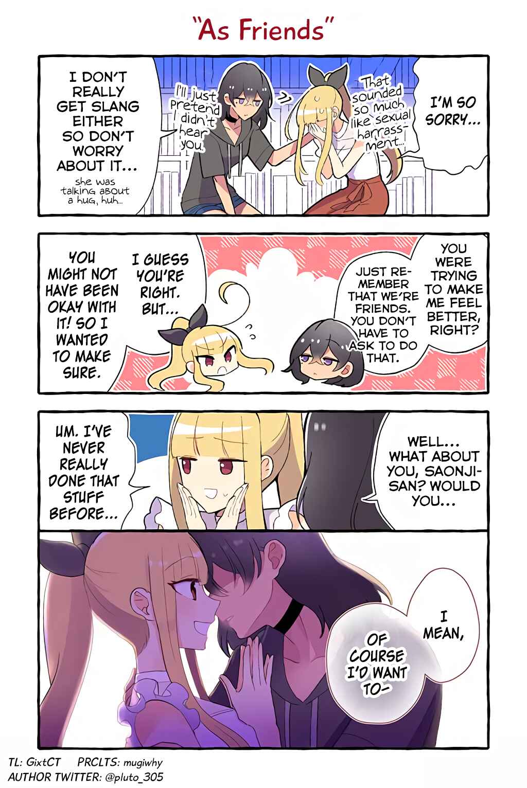Page 1 Chapter 104 Dokyuusei no Oshi Sakka ni Yuri Mousou ga Bareta Kekka