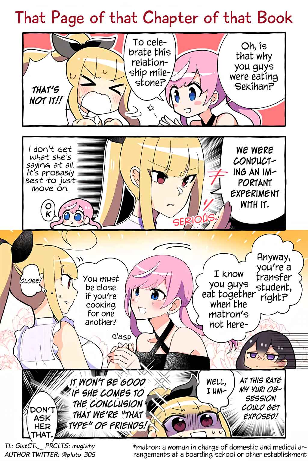 Page 1 Chapter 90 Dokyuusei no Oshi Sakka ni Yuri Mousou ga Bareta Kekka