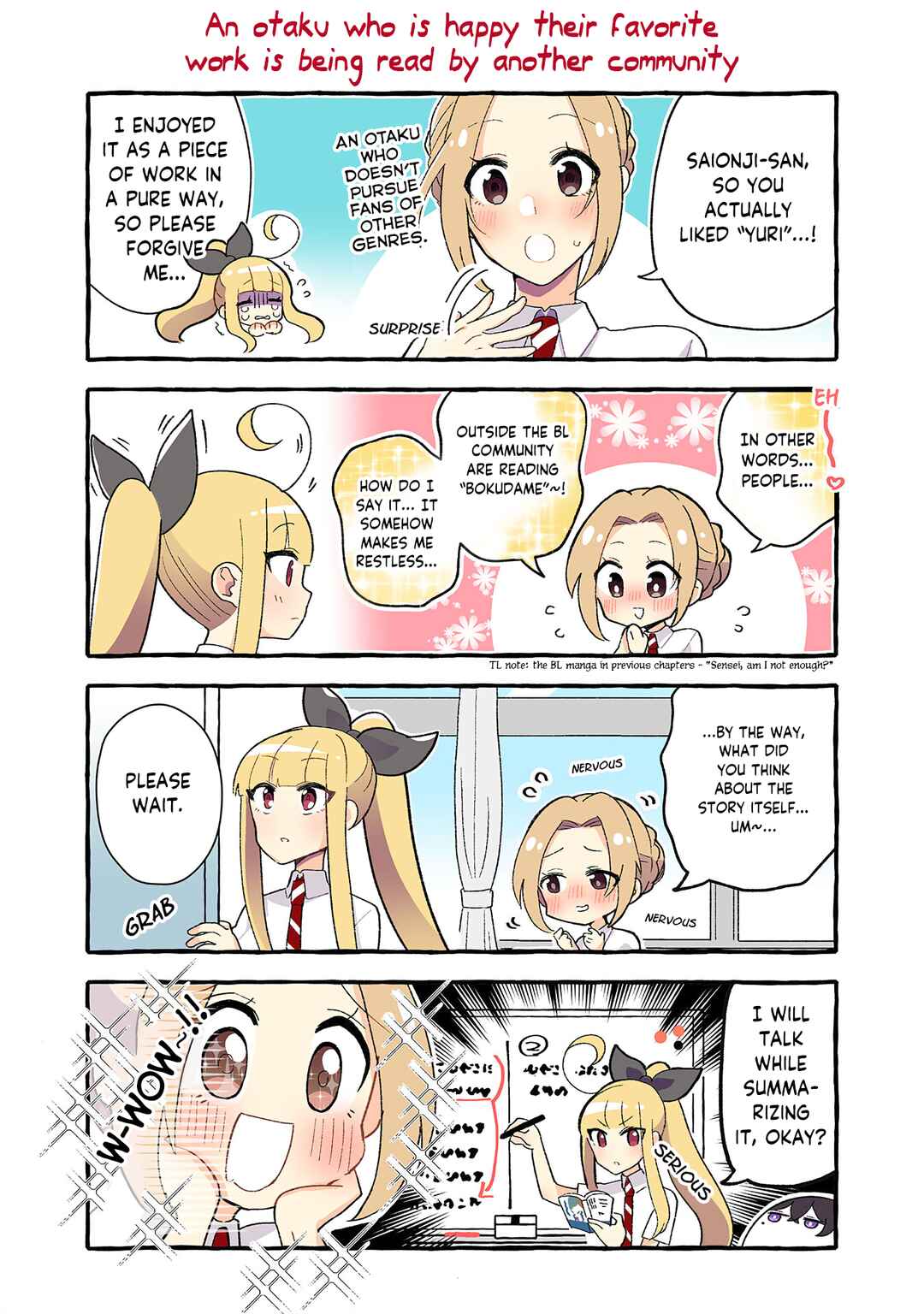 Page 2 Chapter 140 Dokyuusei no Oshi Sakka ni Yuri Mousou ga Bareta Kekka