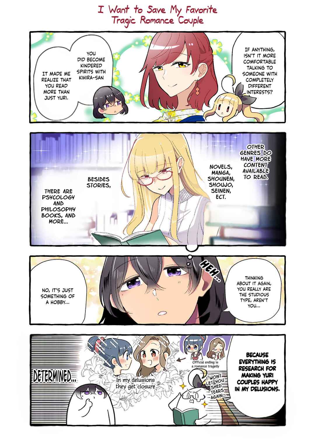 Page 2 Chapter 127 Dokyuusei no Oshi Sakka ni Yuri Mousou ga Bareta Kekka