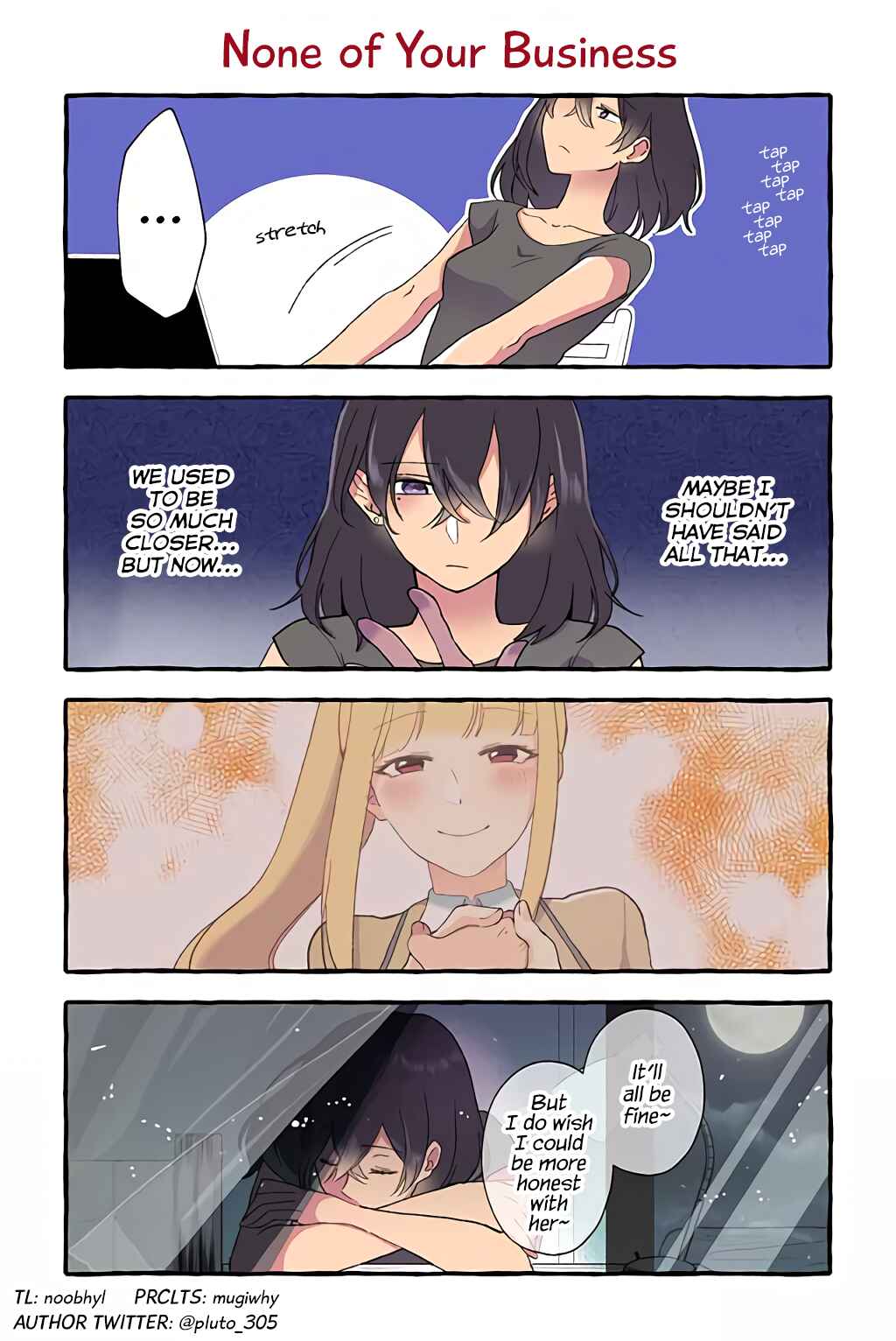 Page 1 Chapter 65 Dokyuusei no Oshi Sakka ni Yuri Mousou ga Bareta Kekka