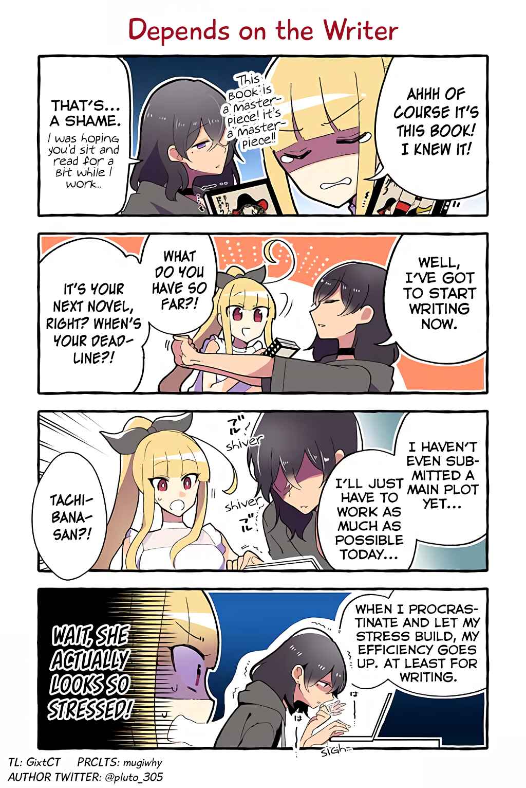 Page 1 Chapter 101 Dokyuusei no Oshi Sakka ni Yuri Mousou ga Bareta Kekka