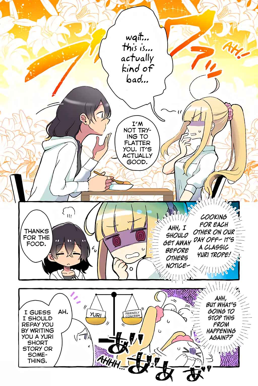 Page 2 Chapter 68 Dokyuusei no Oshi Sakka ni Yuri Mousou ga Bareta Kekka