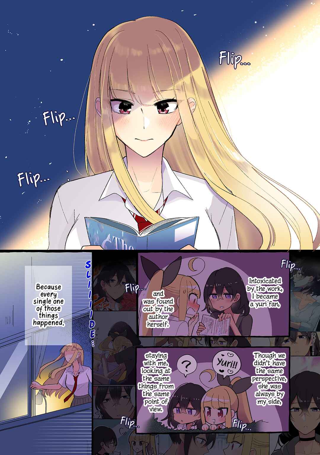 Page 3 Chapter 187 Dokyuusei no Oshi Sakka ni Yuri Mousou ga Bareta Kekka