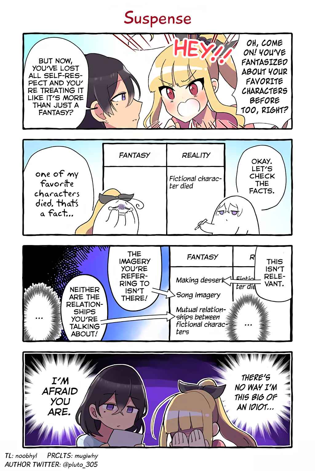 Page 1 Chapter 56 Dokyuusei no Oshi Sakka ni Yuri Mousou ga Bareta Kekka