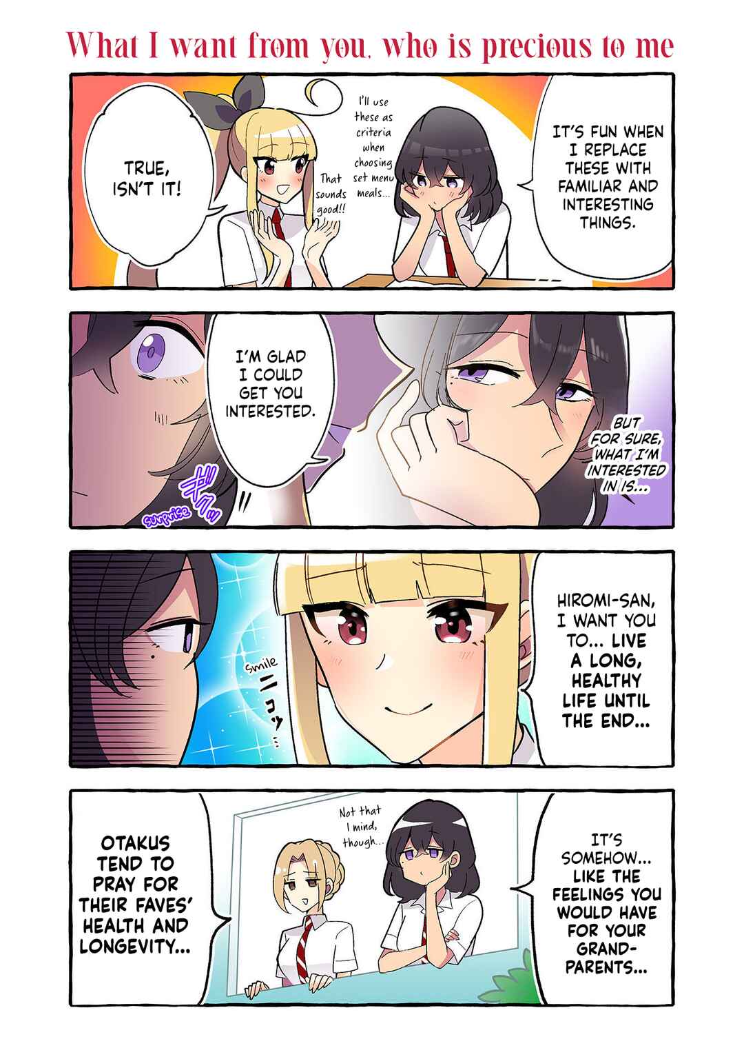Page 3 Chapter 283 Dokyuusei no Oshi Sakka ni Yuri Mousou ga Bareta Kekka