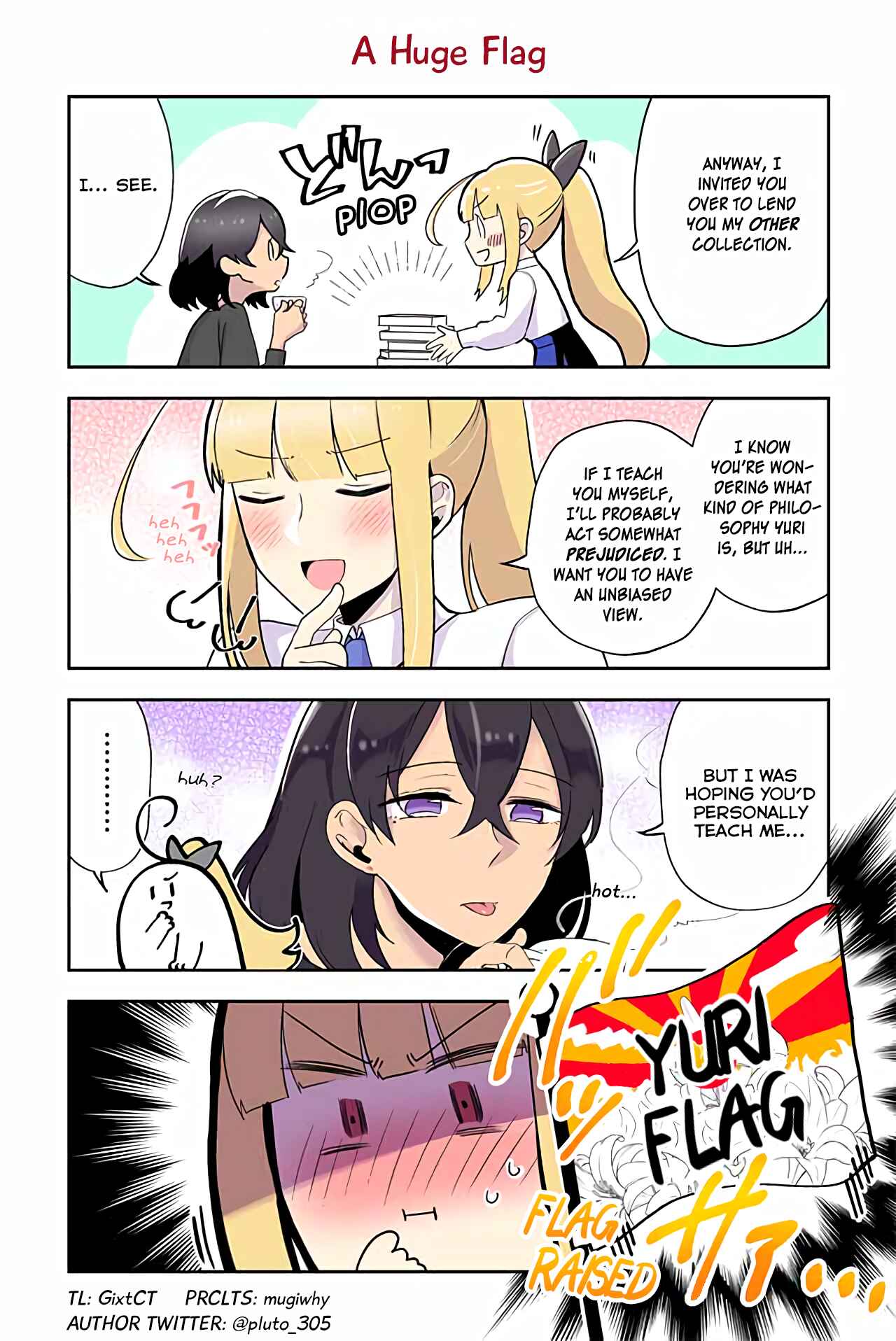Page 1 Chapter 19 Dokyuusei no Oshi Sakka ni Yuri Mousou ga Bareta Kekka