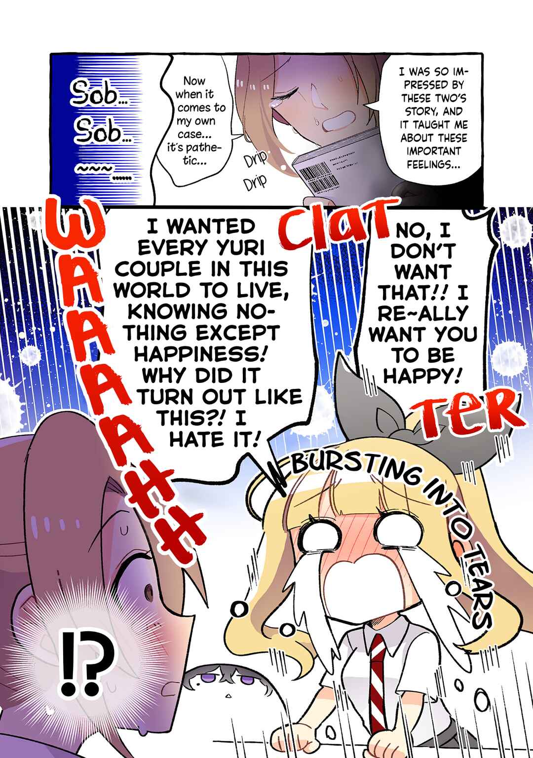 Page 3 Chapter 159 Dokyuusei no Oshi Sakka ni Yuri Mousou ga Bareta Kekka