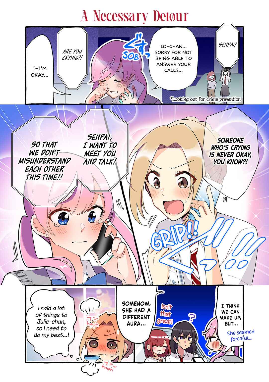 Page 2 Chapter 226 Dokyuusei no Oshi Sakka ni Yuri Mousou ga Bareta Kekka