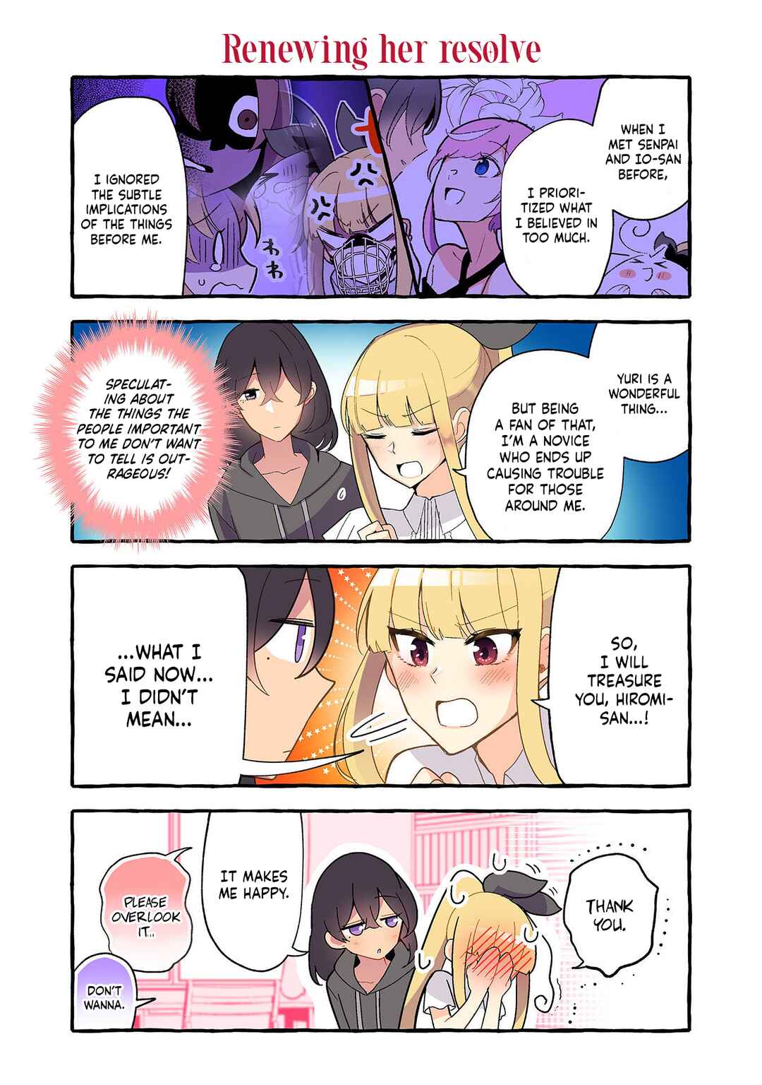Page 3 Chapter 262 Dokyuusei no Oshi Sakka ni Yuri Mousou ga Bareta Kekka