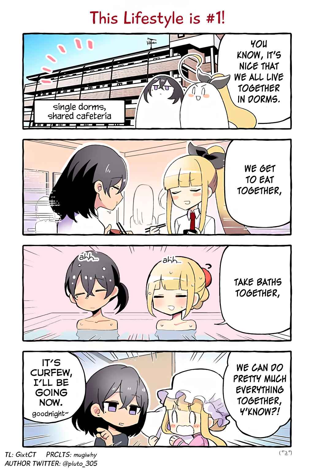 Page 1 Chapter 28 Dokyuusei no Oshi Sakka ni Yuri Mousou ga Bareta Kekka