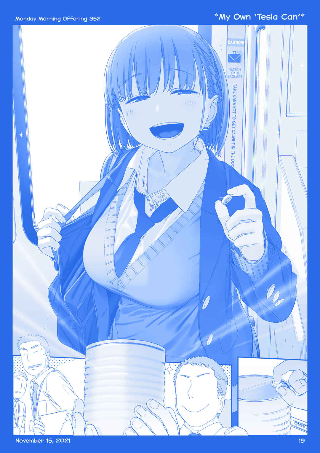 Page 18 Chapter 40 Getsuyoubi no Tawawa  (Twitter Webcomic)