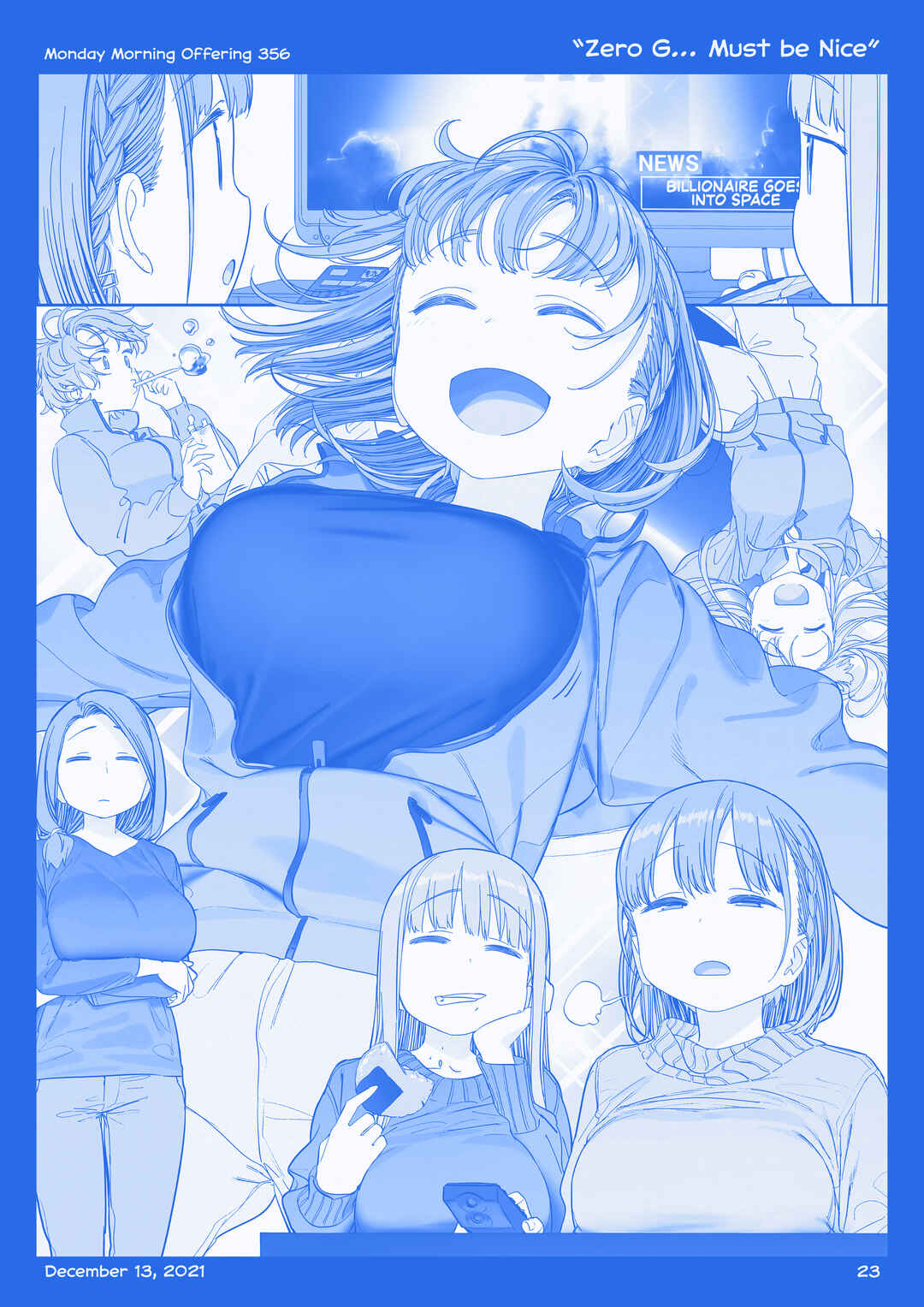 Page 22 Chapter 40 Getsuyoubi no Tawawa  (Twitter Webcomic)
