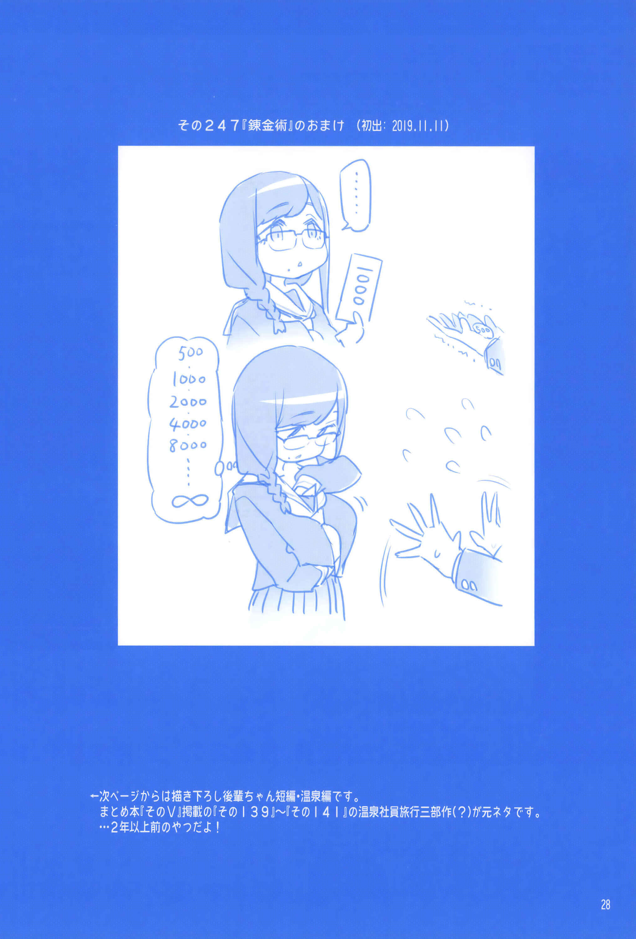 Page 27 Chapter 28 Getsuyoubi no Tawawa  (Twitter Webcomic)