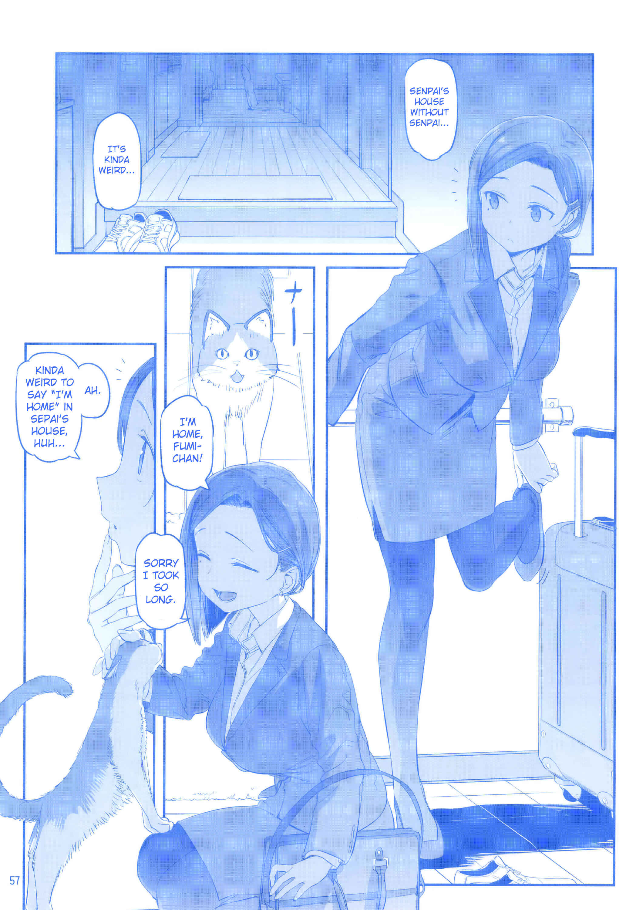 Page 56 Chapter 28 Getsuyoubi no Tawawa  (Twitter Webcomic)