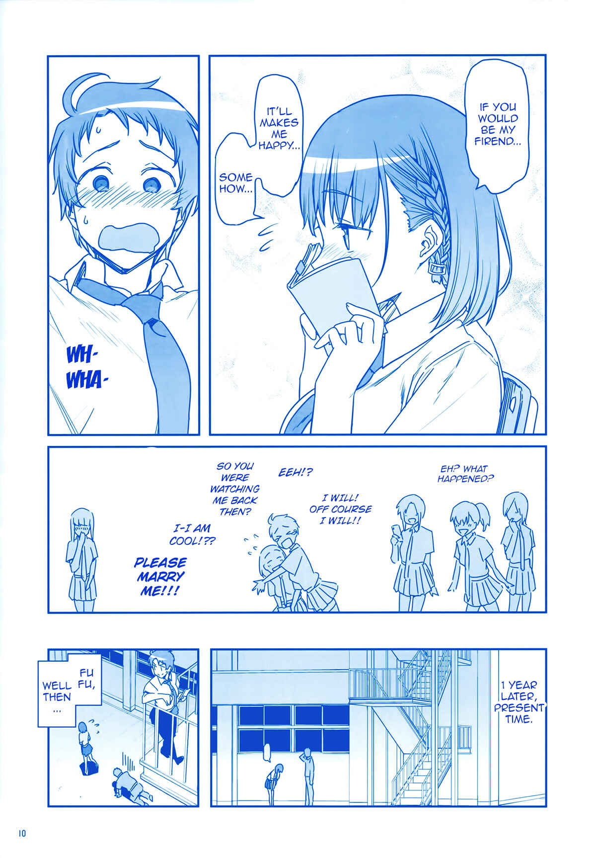 Page 10 Chapter 6 Getsuyoubi no Tawawa  (Twitter Webcomic)