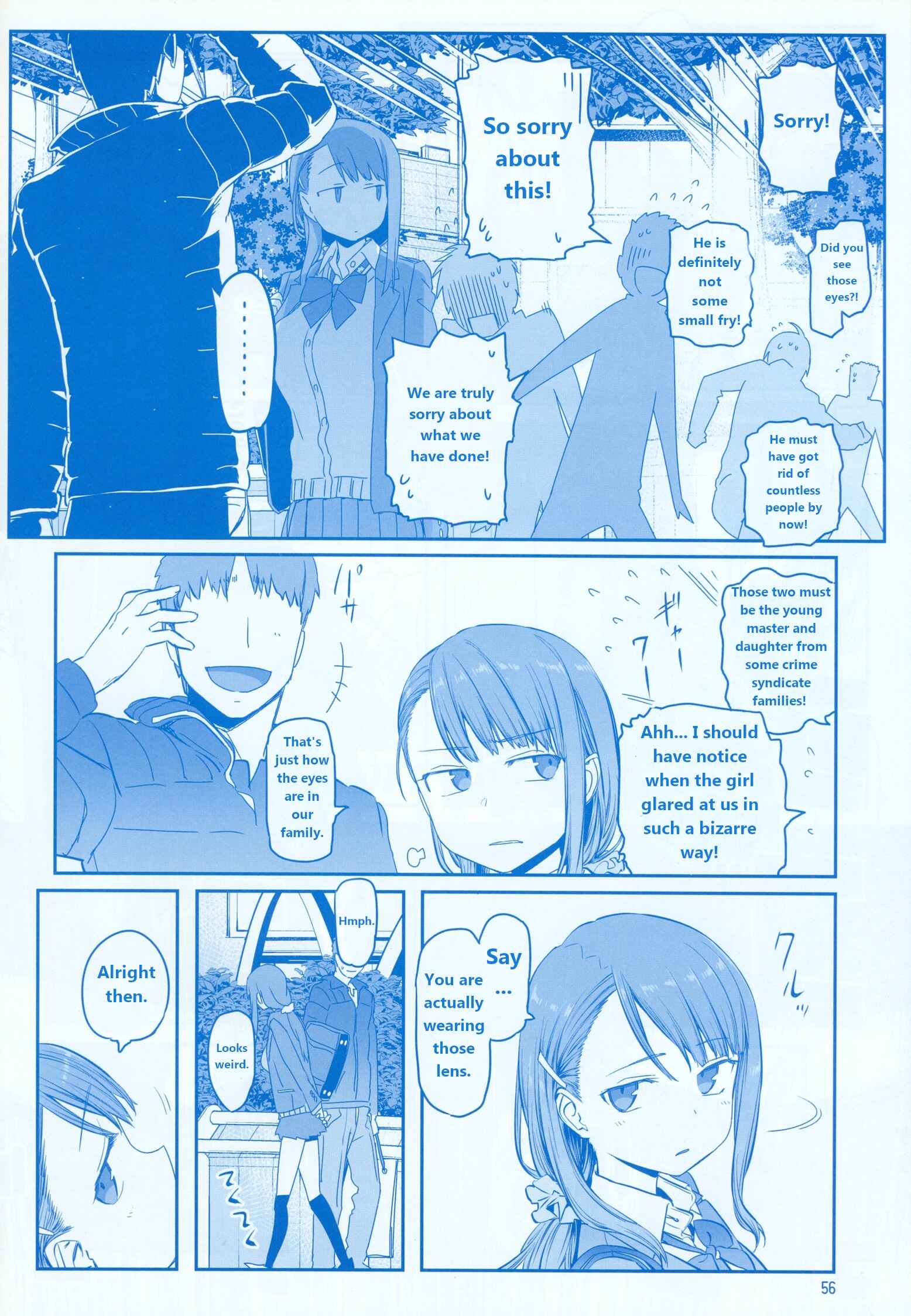 Page 56 Chapter 21 Getsuyoubi no Tawawa  (Twitter Webcomic)