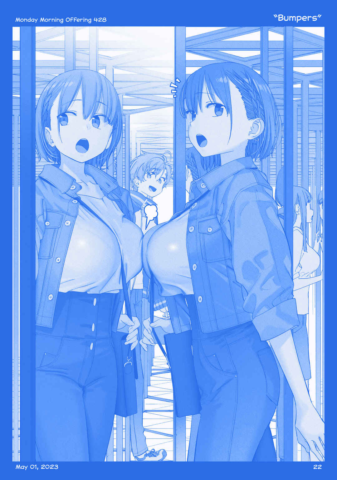 Page 21 Chapter 48 Getsuyoubi no Tawawa  (Twitter Webcomic)