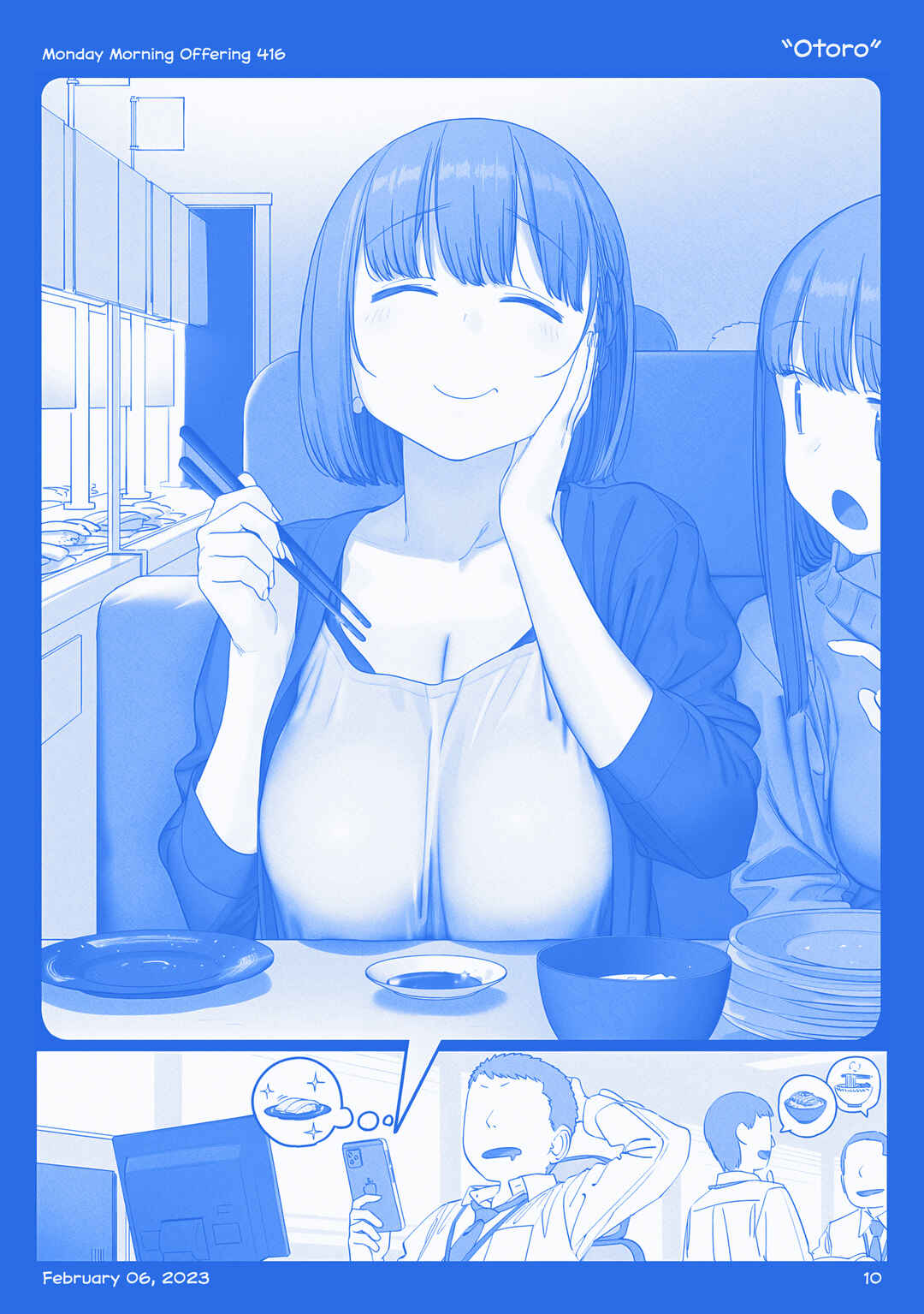 Page 9 Chapter 48 Getsuyoubi no Tawawa  (Twitter Webcomic)