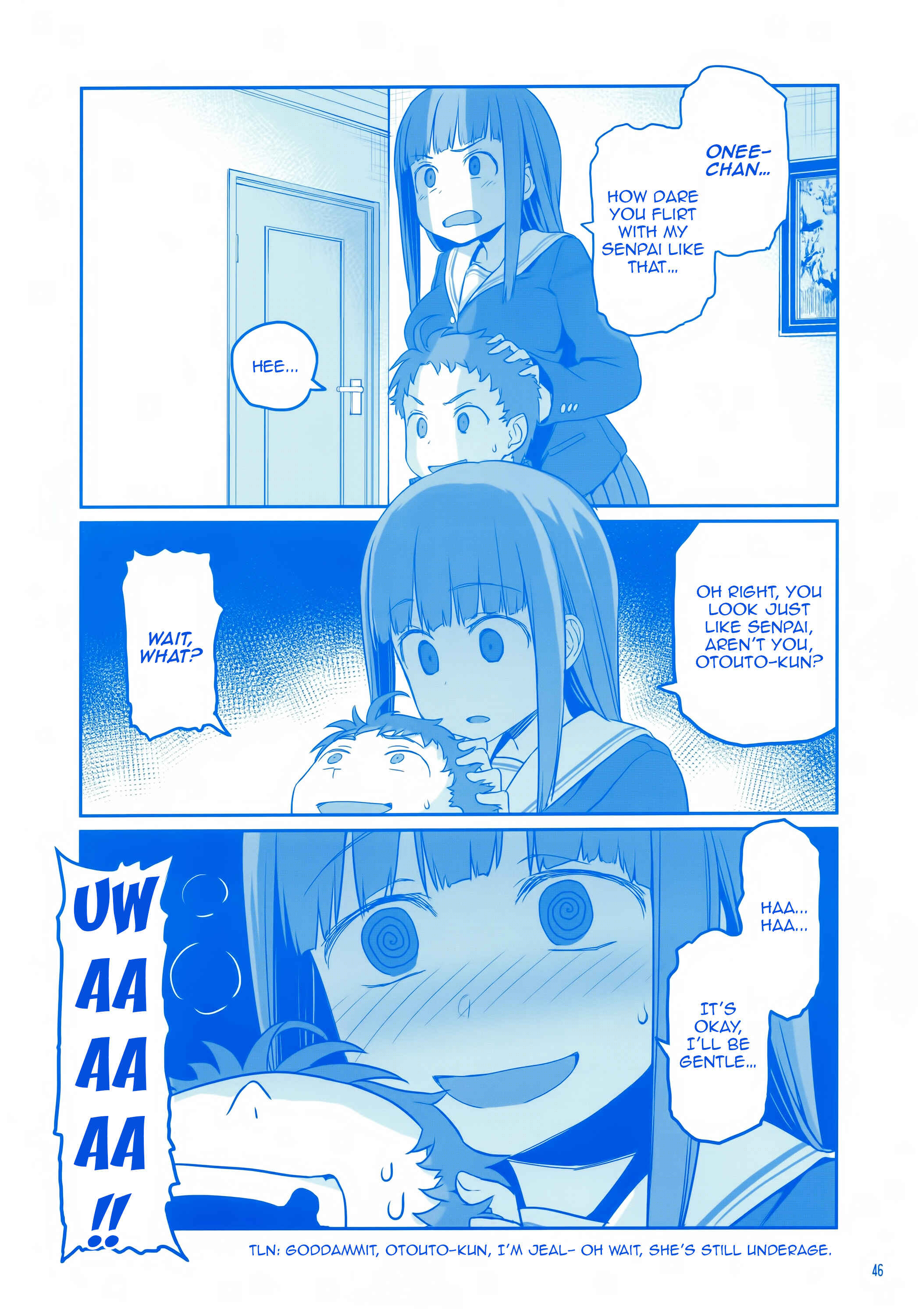 Page 45 Chapter 7 Getsuyoubi no Tawawa  (Twitter Webcomic)