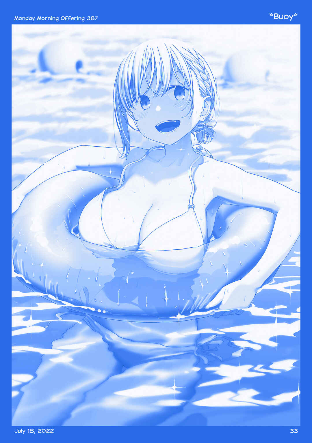 Page 32 Chapter 42 Getsuyoubi no Tawawa  (Twitter Webcomic)