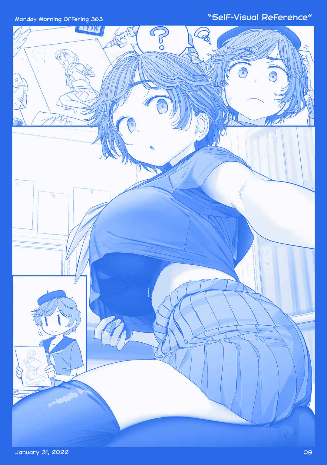 Page 8 Chapter 42 Getsuyoubi no Tawawa  (Twitter Webcomic)