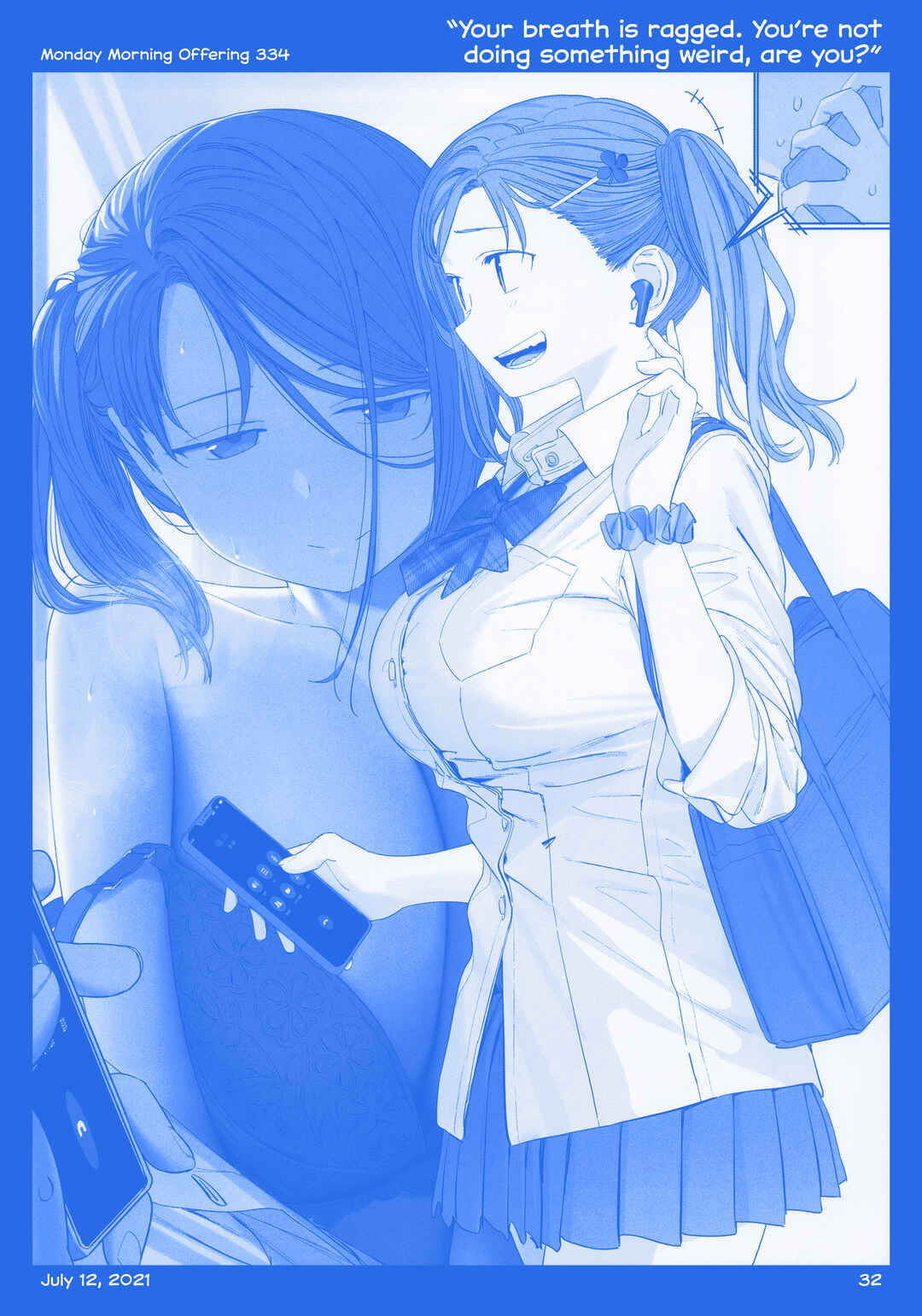Page 33 Chapter 38 Getsuyoubi no Tawawa  (Twitter Webcomic)