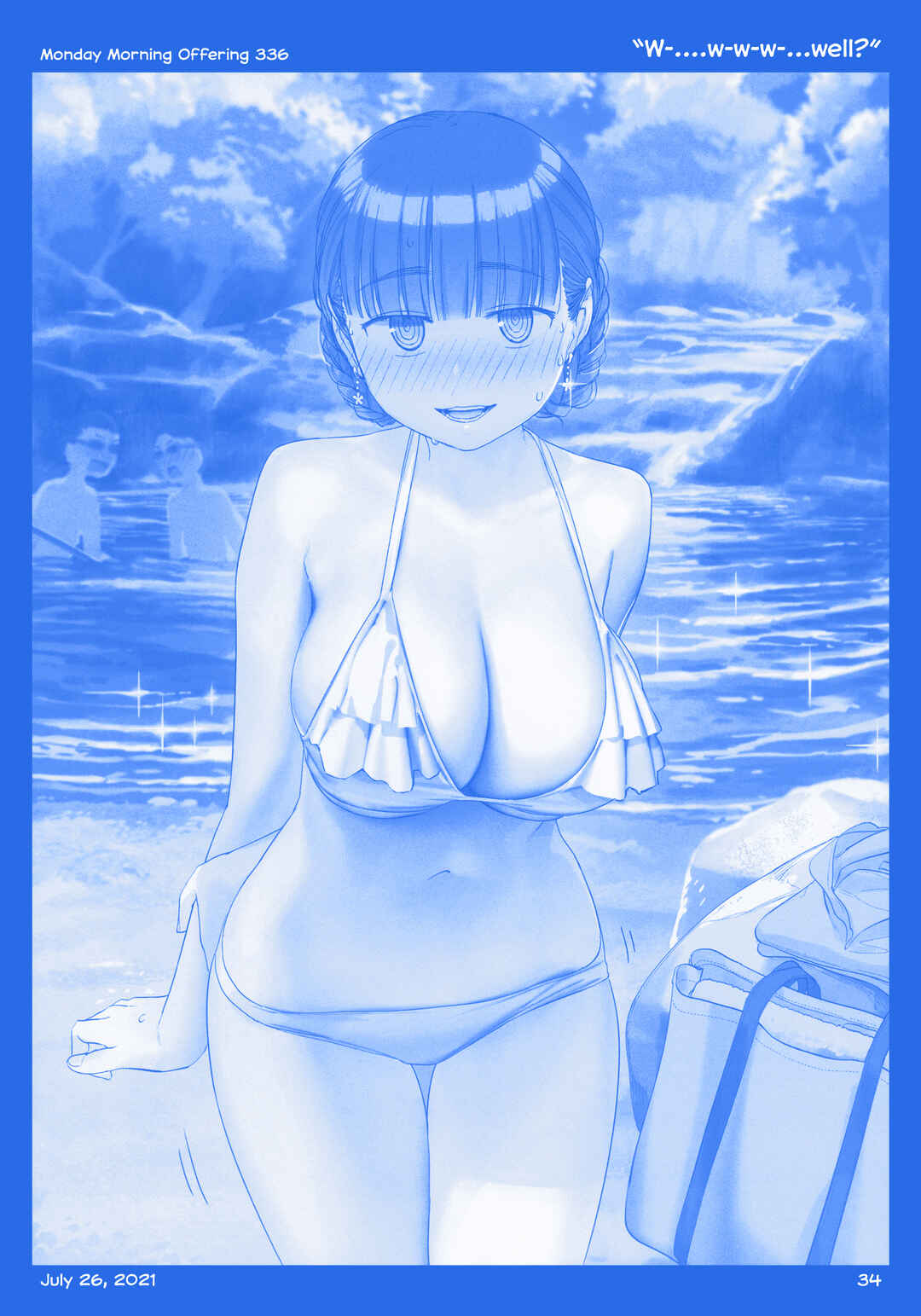 Page 35 Chapter 38 Getsuyoubi no Tawawa  (Twitter Webcomic)