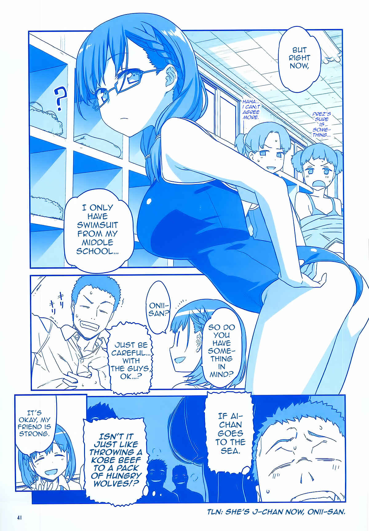 Page 41 Chapter 4 Getsuyoubi no Tawawa  (Twitter Webcomic)