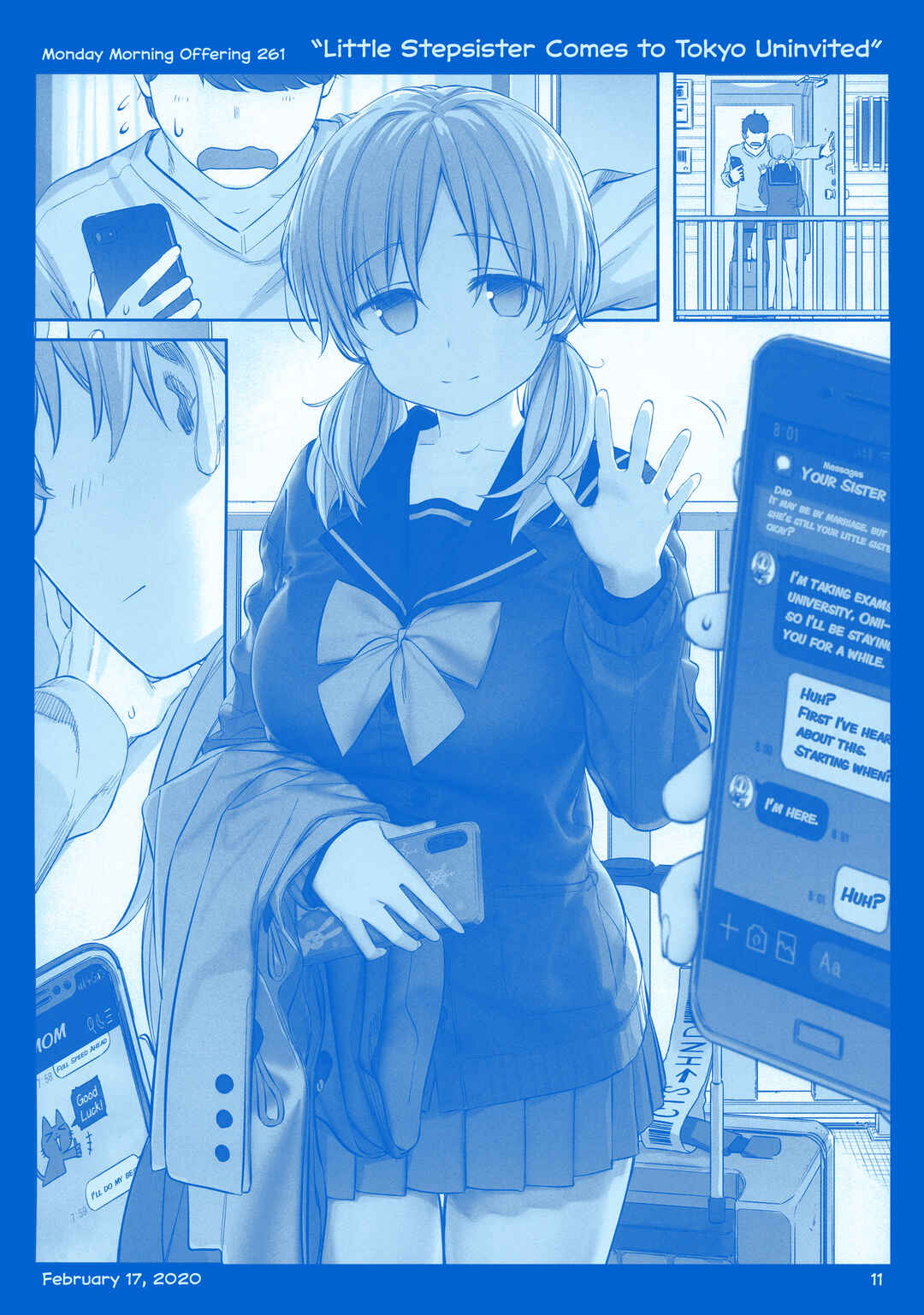 Page 11 Chapter 36 Getsuyoubi no Tawawa  (Twitter Webcomic)