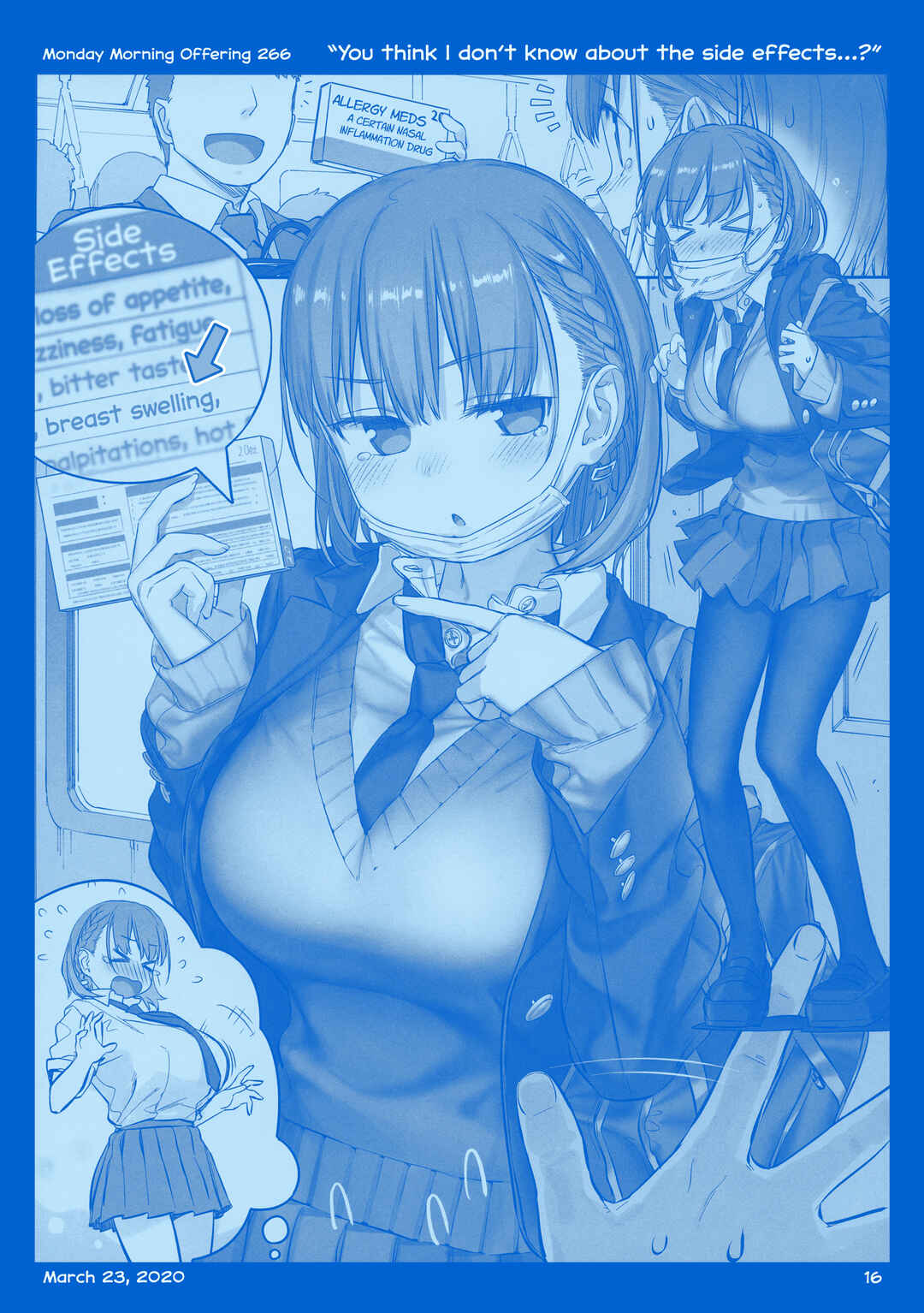 Page 16 Chapter 36 Getsuyoubi no Tawawa  (Twitter Webcomic)