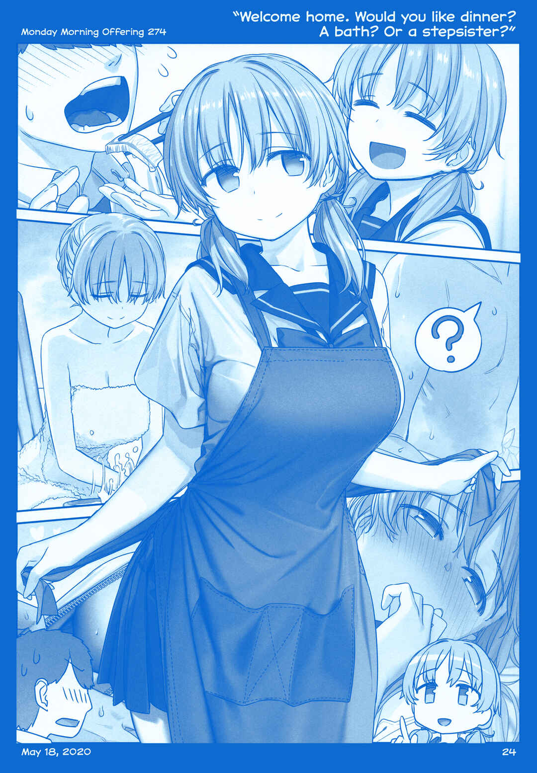 Page 24 Chapter 36 Getsuyoubi no Tawawa  (Twitter Webcomic)