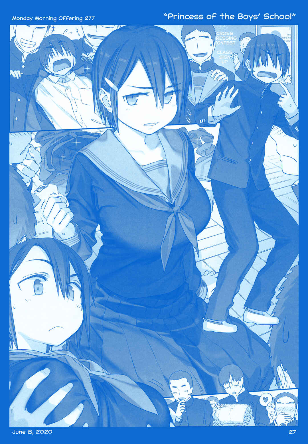 Page 27 Chapter 36 Getsuyoubi no Tawawa  (Twitter Webcomic)