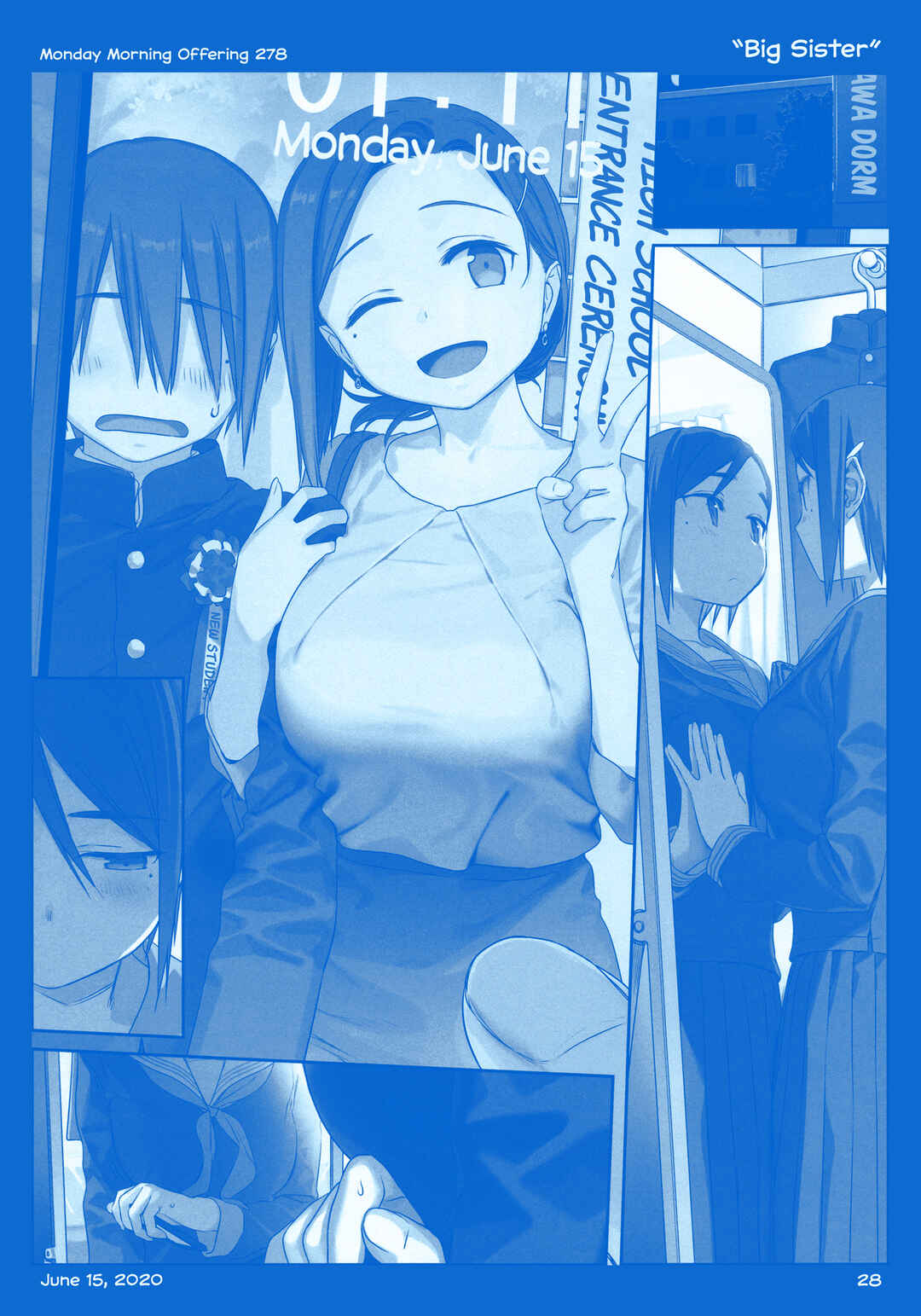 Page 28 Chapter 36 Getsuyoubi no Tawawa  (Twitter Webcomic)