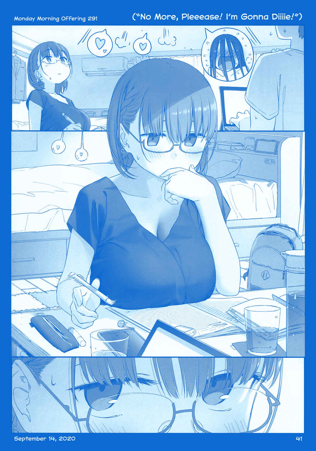 Page 41 Chapter 36 Getsuyoubi no Tawawa  (Twitter Webcomic)