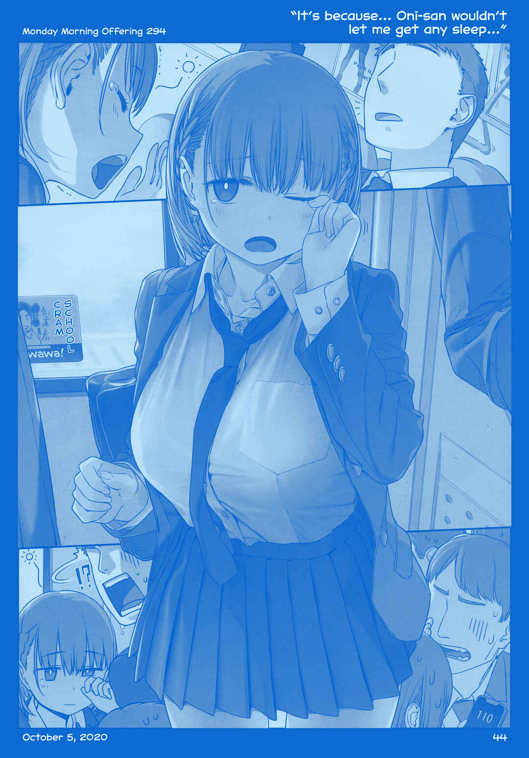 Page 44 Chapter 36 Getsuyoubi no Tawawa  (Twitter Webcomic)