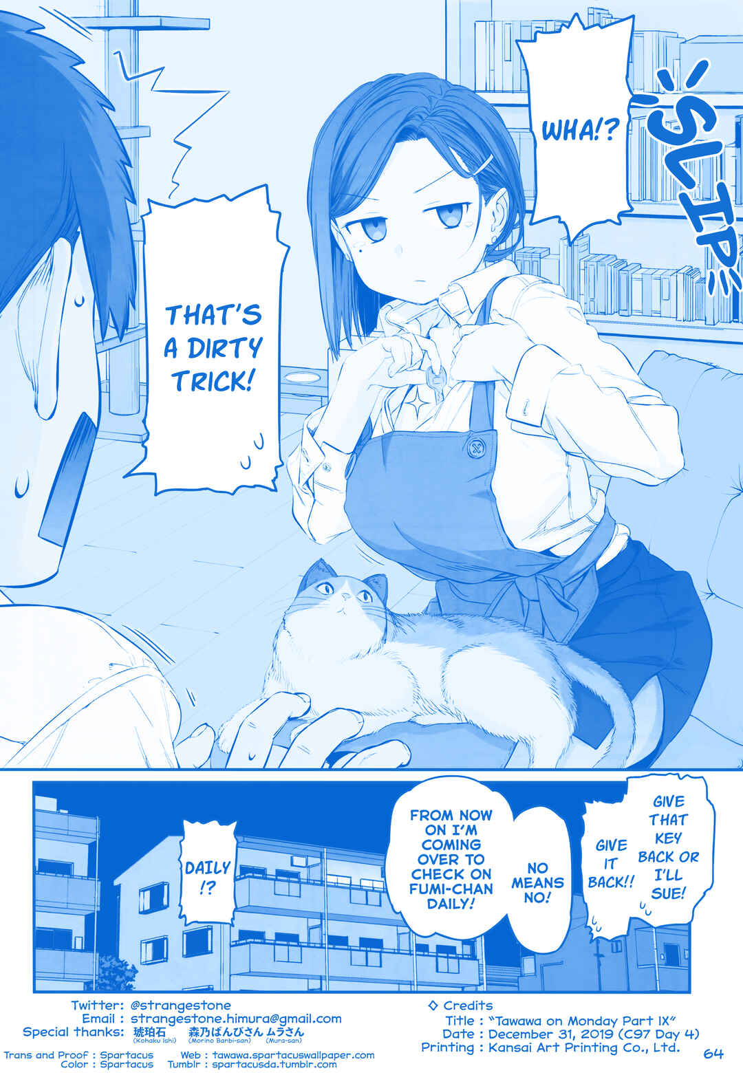 Page 12 Chapter 30 Getsuyoubi no Tawawa  (Twitter Webcomic)