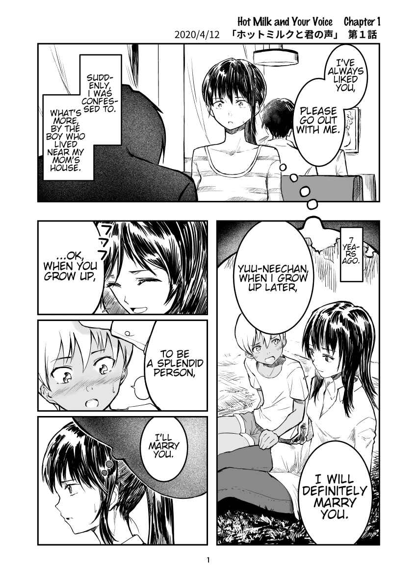 Page 1 Chapter 1 Hot Milk and Your Voice