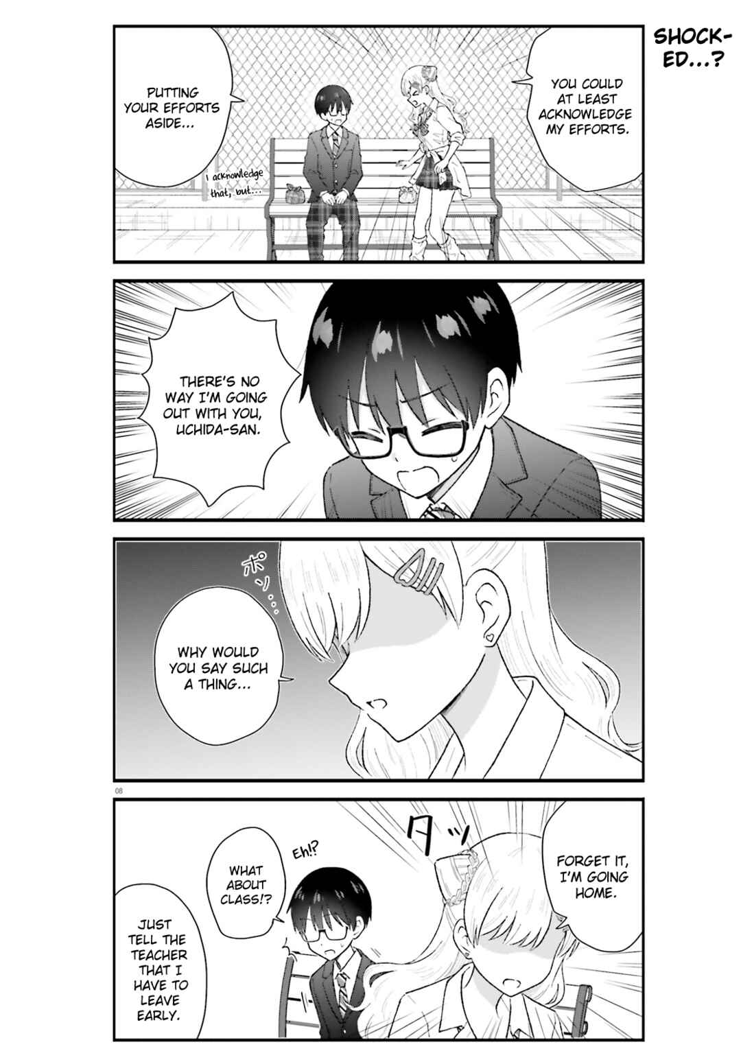 Page 8 Chapter 8 Uchida-san wa Zettai ni Gyaru Janai!