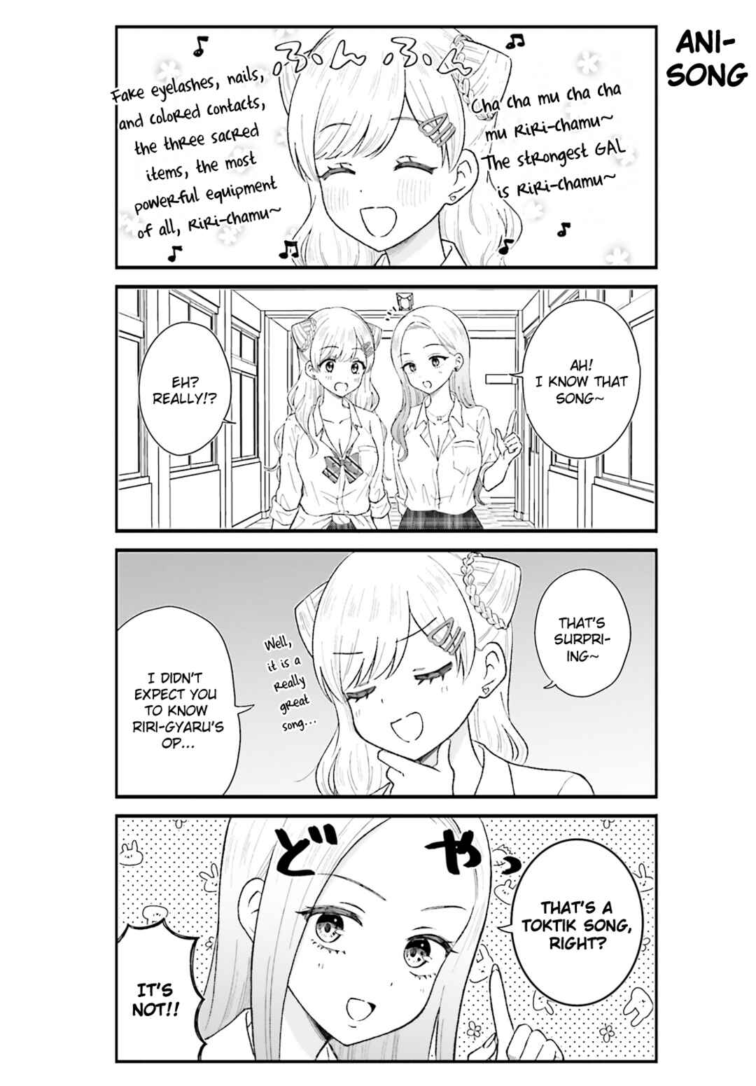 Page 2 Chapter 7 Uchida-san wa Zettai ni Gyaru Janai!