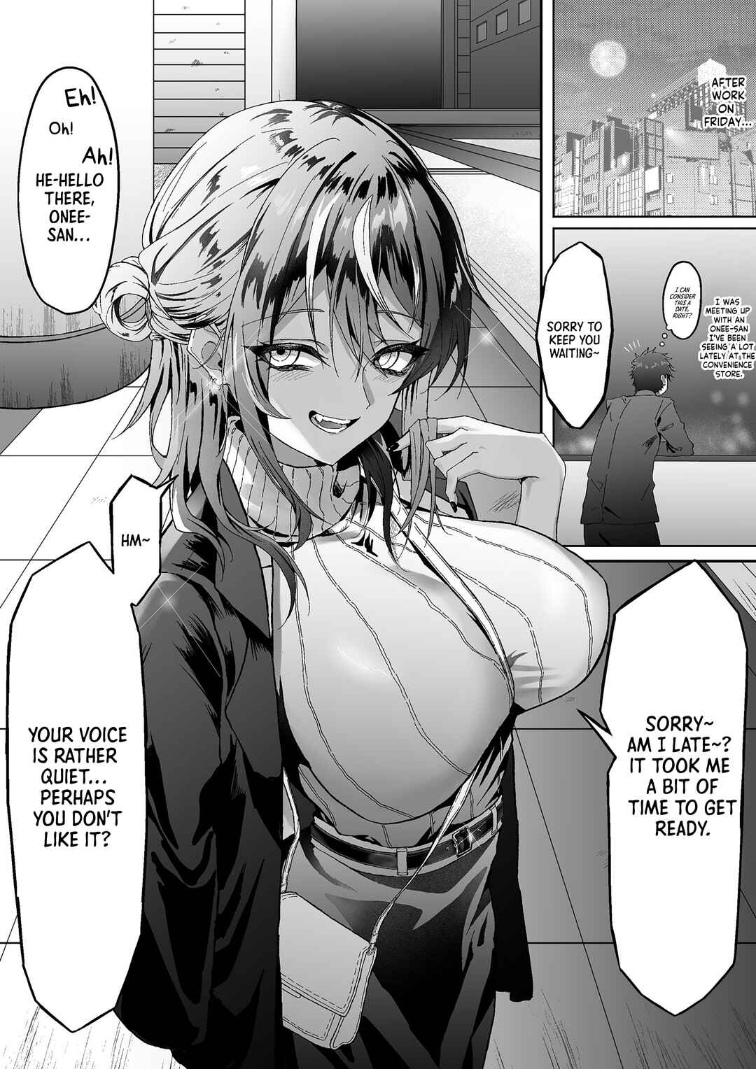 Page 1 Chapter 4 Downer Onee-san I Often Meet at the Convenience Store