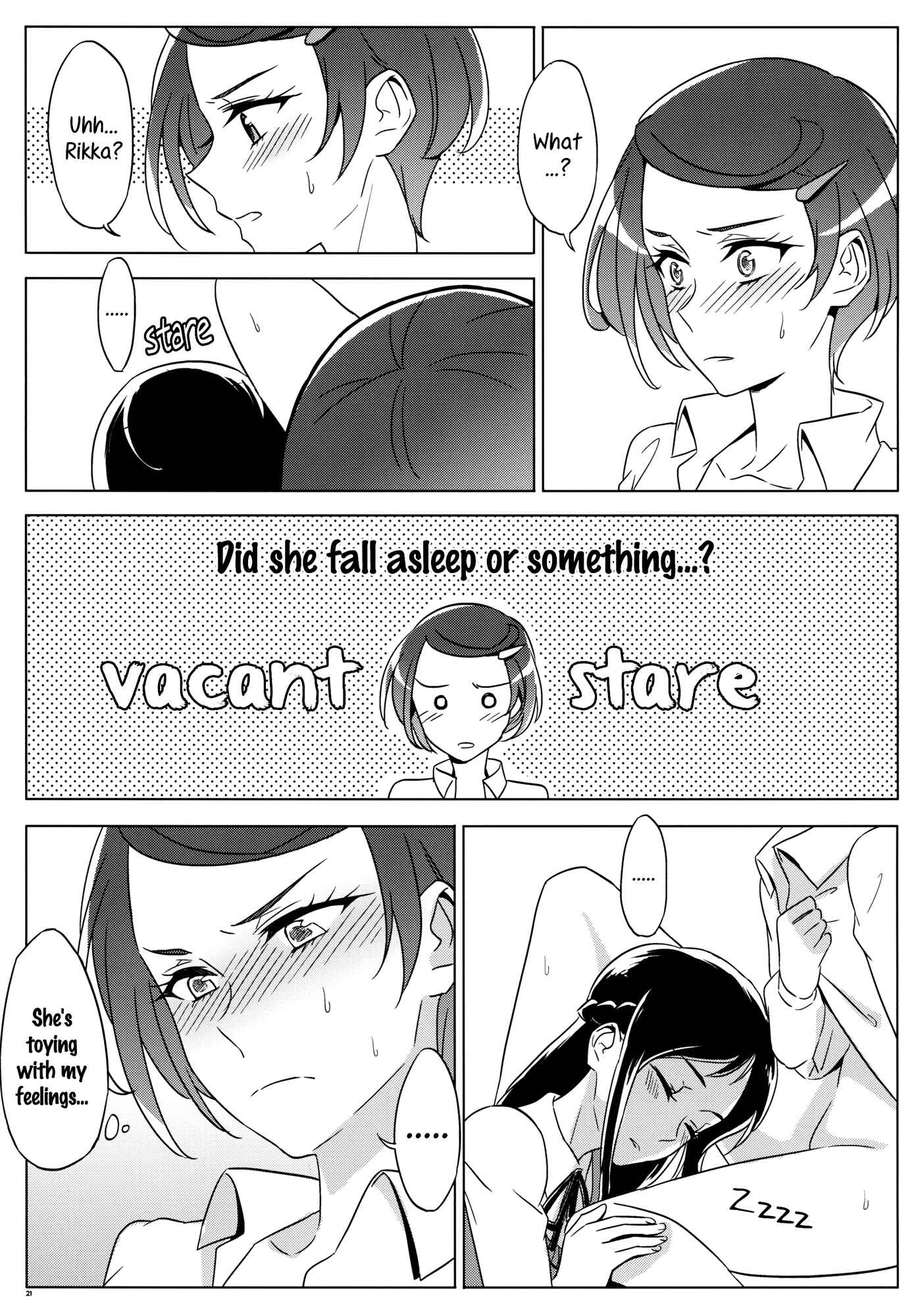 Page 21 Chapter Unknown_0a07 DokiDoki! Precure - Rikka wa Koumiete Yoru ni Naru to Eroku Narunda yo? (Doujinshi)