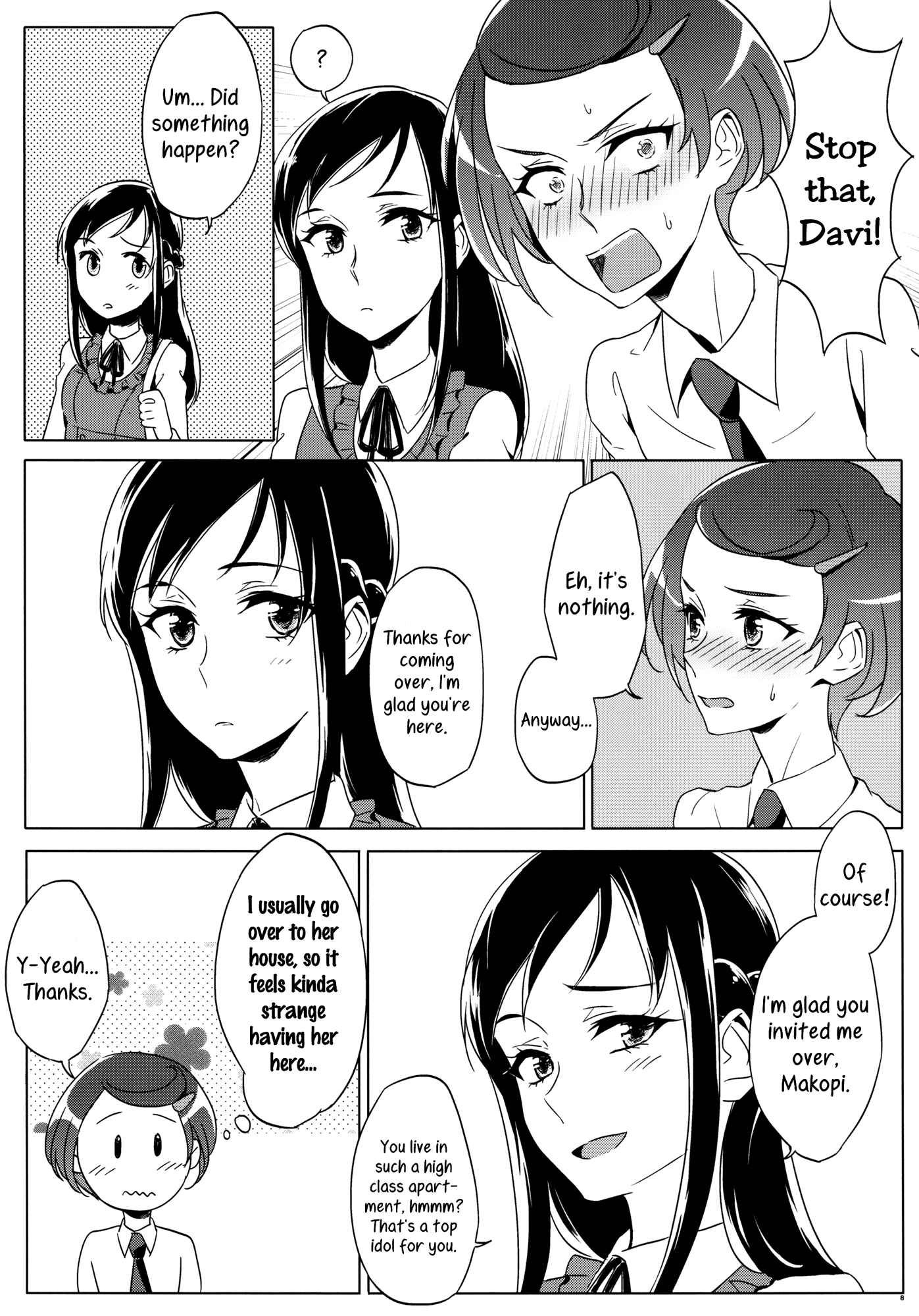 Page 8 Chapter Unknown_0a07 DokiDoki! Precure - Rikka wa Koumiete Yoru ni Naru to Eroku Narunda yo? (Doujinshi)