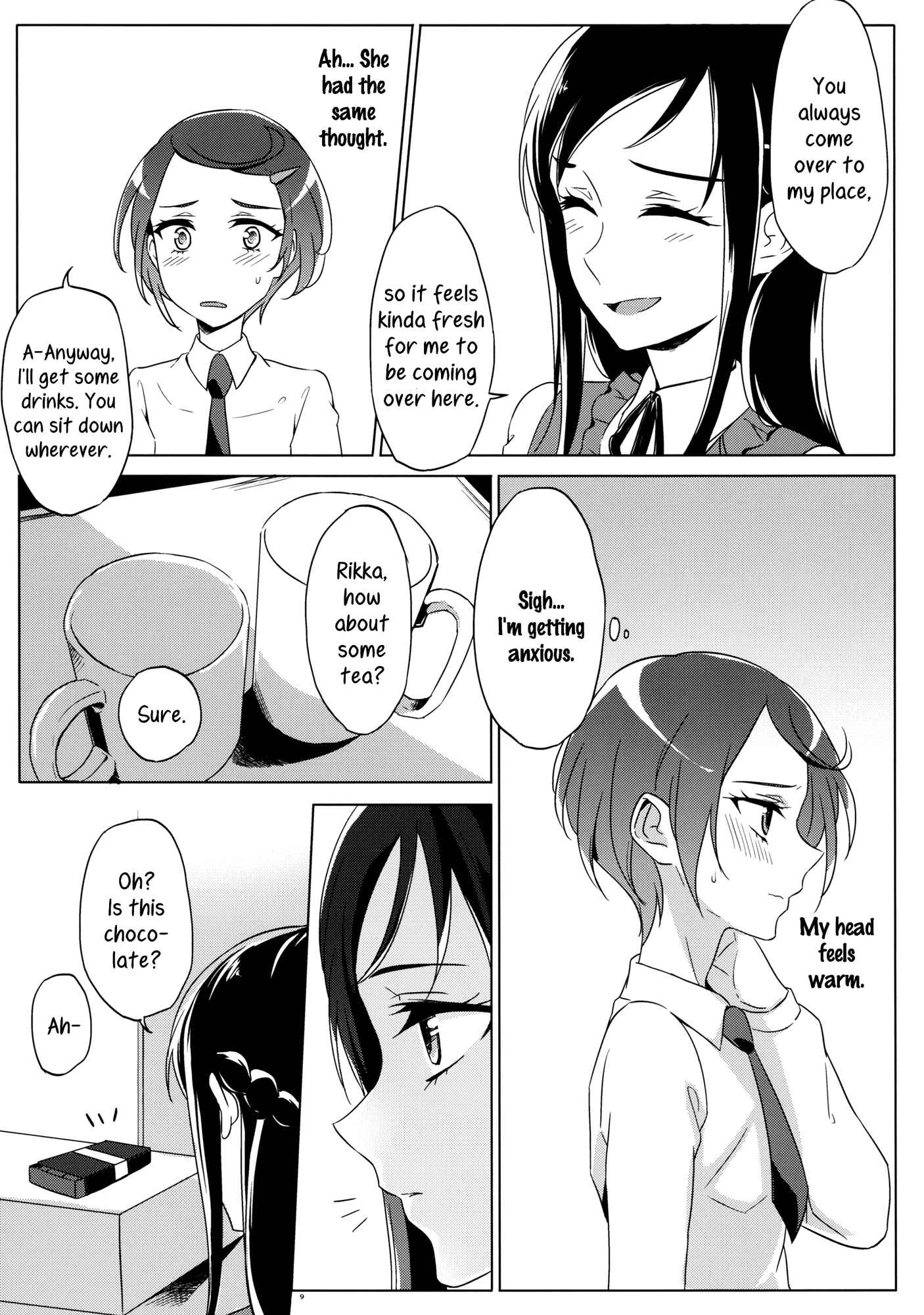 Page 9 Chapter Unknown_0a07 DokiDoki! Precure - Rikka wa Koumiete Yoru ni Naru to Eroku Narunda yo? (Doujinshi)