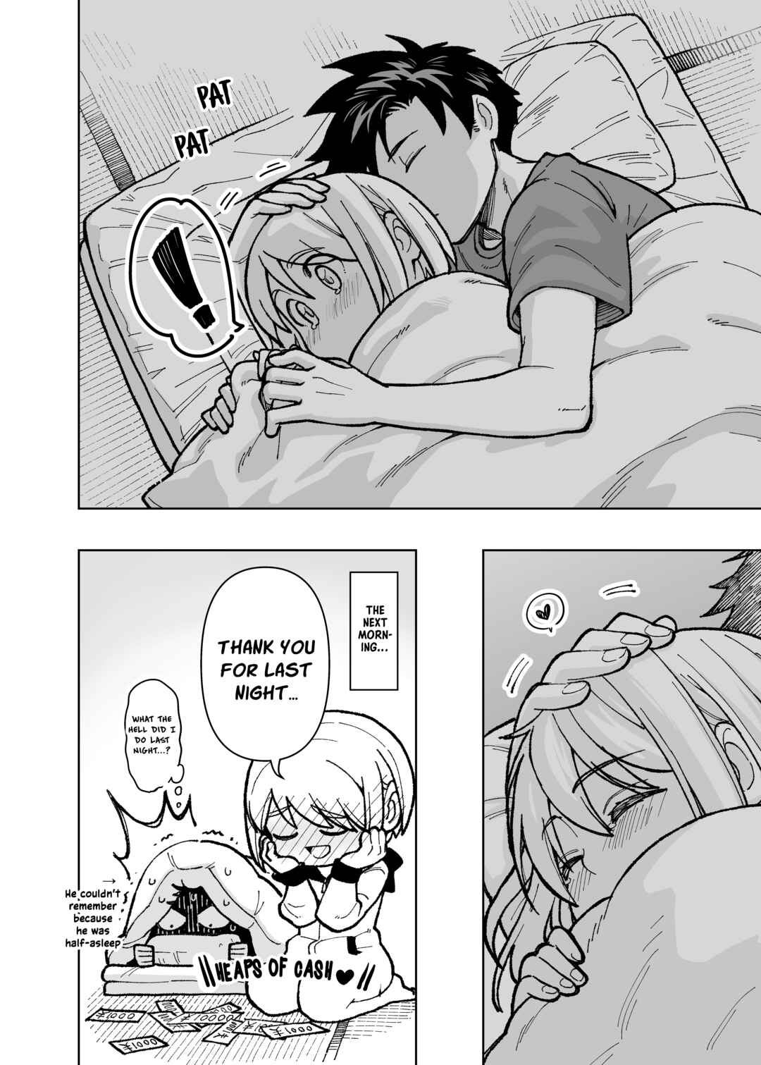 Page 3 Chapter 9 A Story About a Man and a Woman and When They Sleep Together, Money Appears Out of Nowhere - Extra