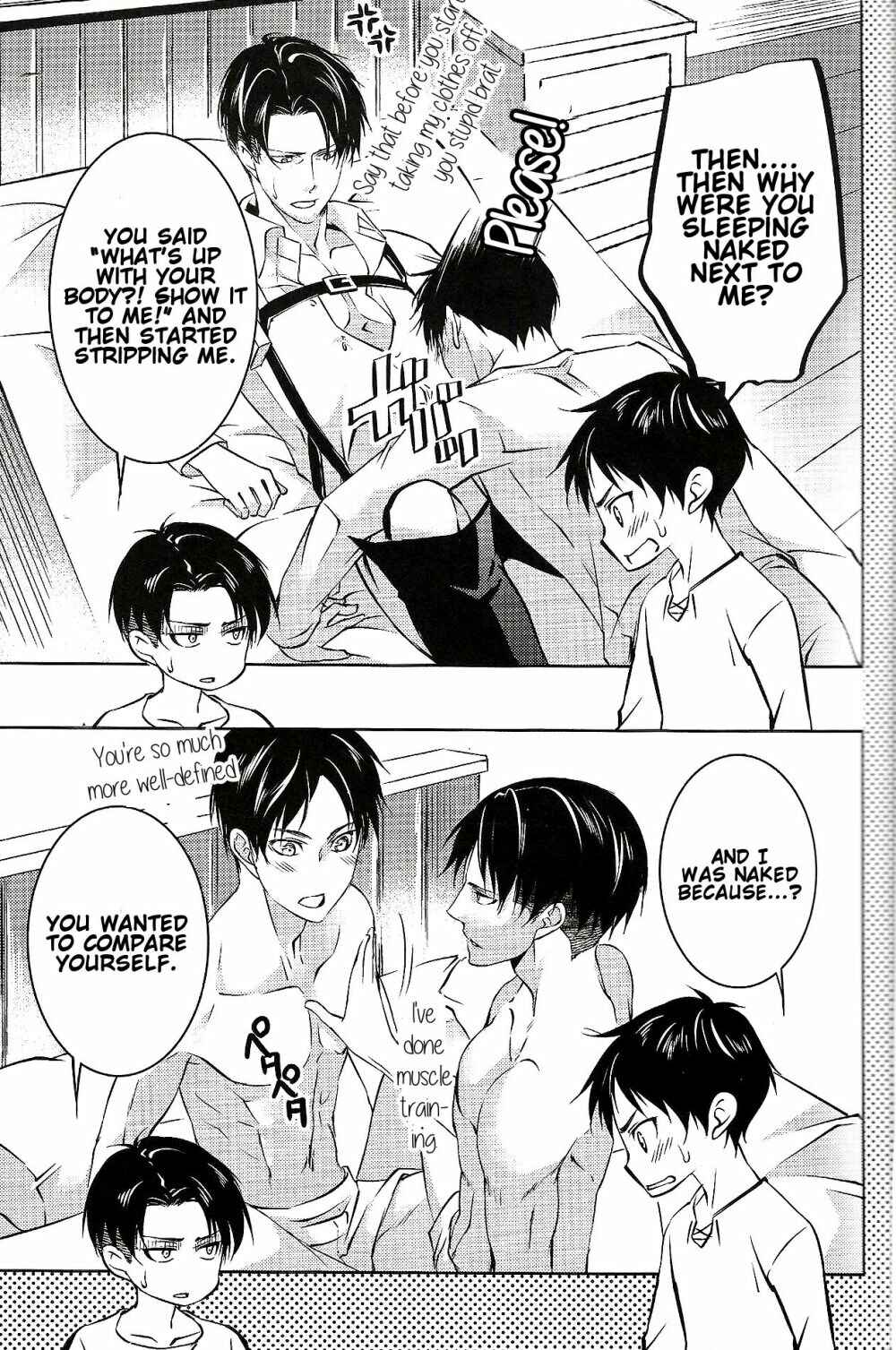 Page 18 Chapter Unknown_a0f2 Shingeki no Kyojin - Bureiko Night (Doujinshi)