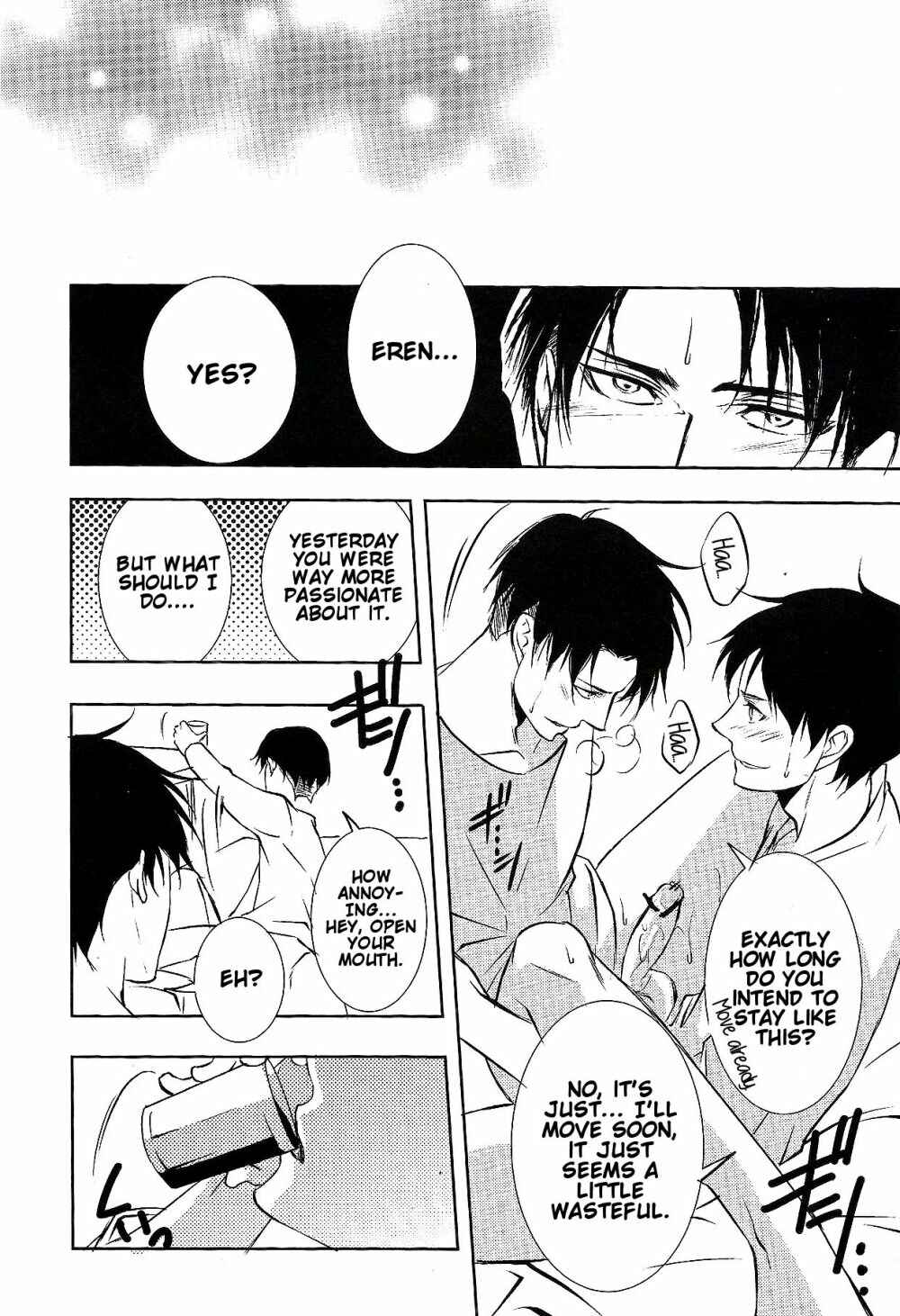 Page 25 Chapter Unknown_a0f2 Shingeki no Kyojin - Bureiko Night (Doujinshi)