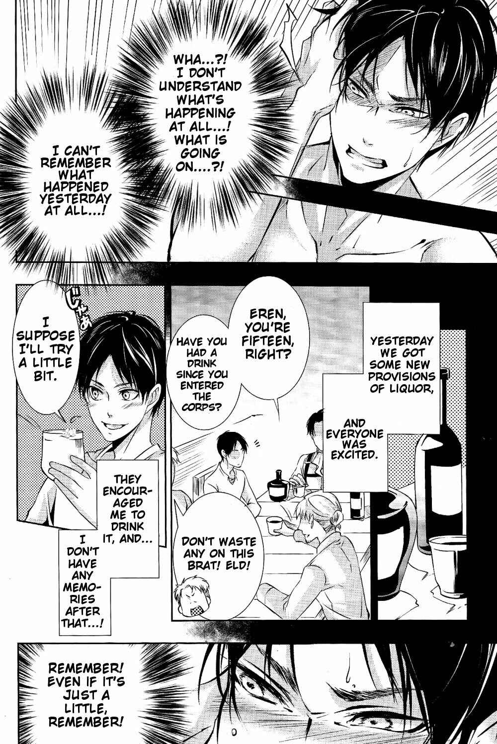 Page 5 Chapter Unknown_a0f2 Shingeki no Kyojin - Bureiko Night (Doujinshi)